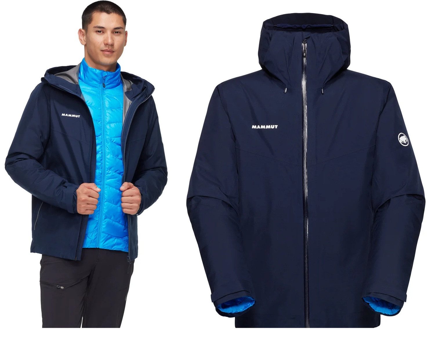 Mammut Outdoorjacke Mammut Convey 3 in 1 HS Hooded Jacket Herren Outdoor Jacke Wanderjacke