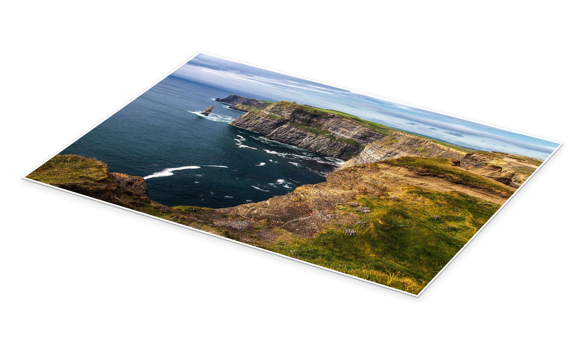 Posterlounge Wandbild Irland – Klippen von Moher, Jürgen Klust, erhältlich als Poster, Leinwandbild, Wandsticker oder Acrylglasbild