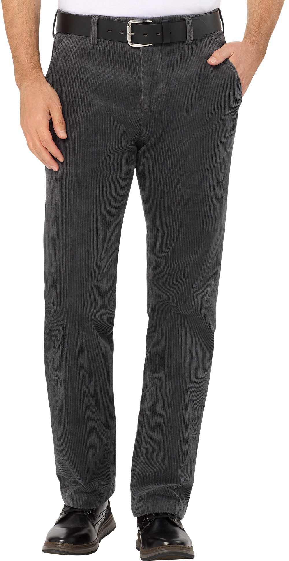 Jacques Britt Cordhose hochwertige Materialmischung und Komfort-Dehnbund