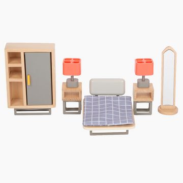 Small Foot Puppenhausmöbel Puppenhausmöbel-Set Modern (packung, 30tlg., 30 teile), vielseitige Spielmöglichkeiten