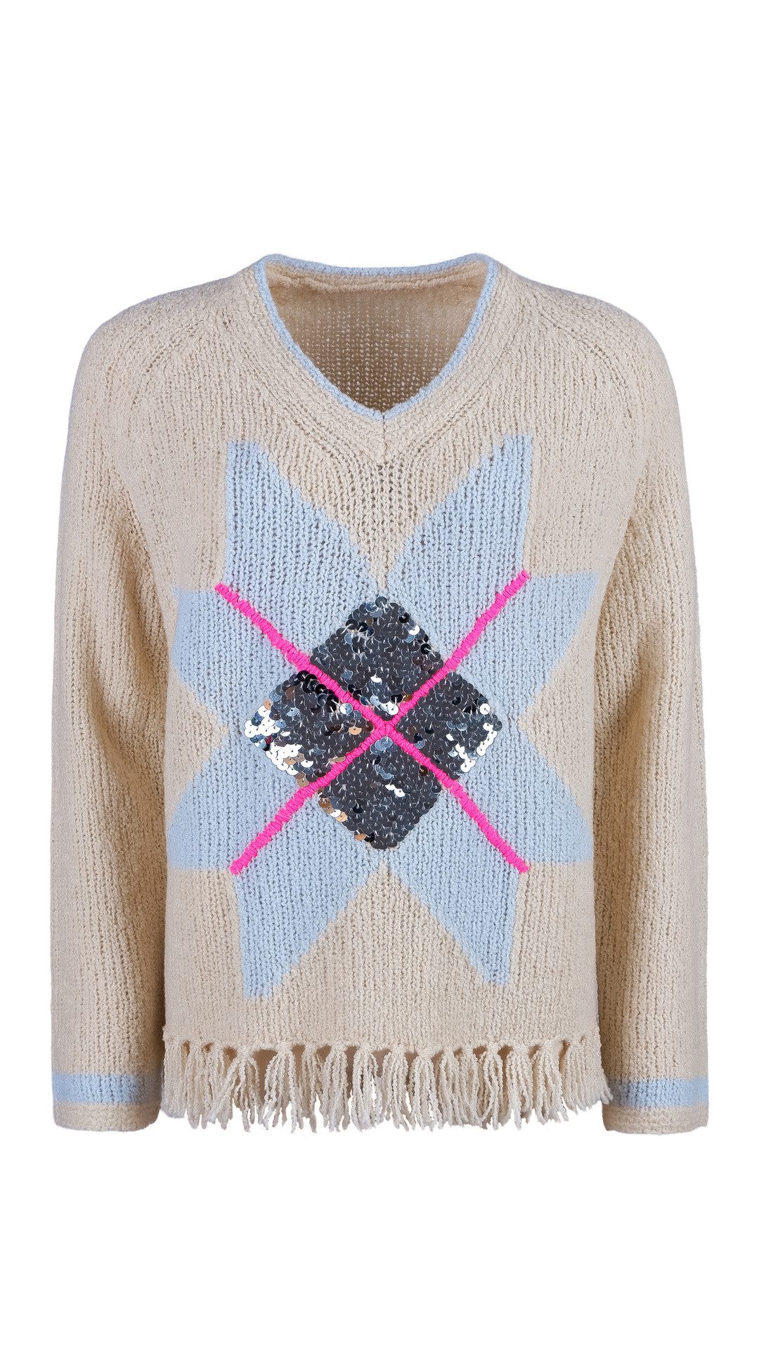 Grace V-Ausschnitt-Pullover