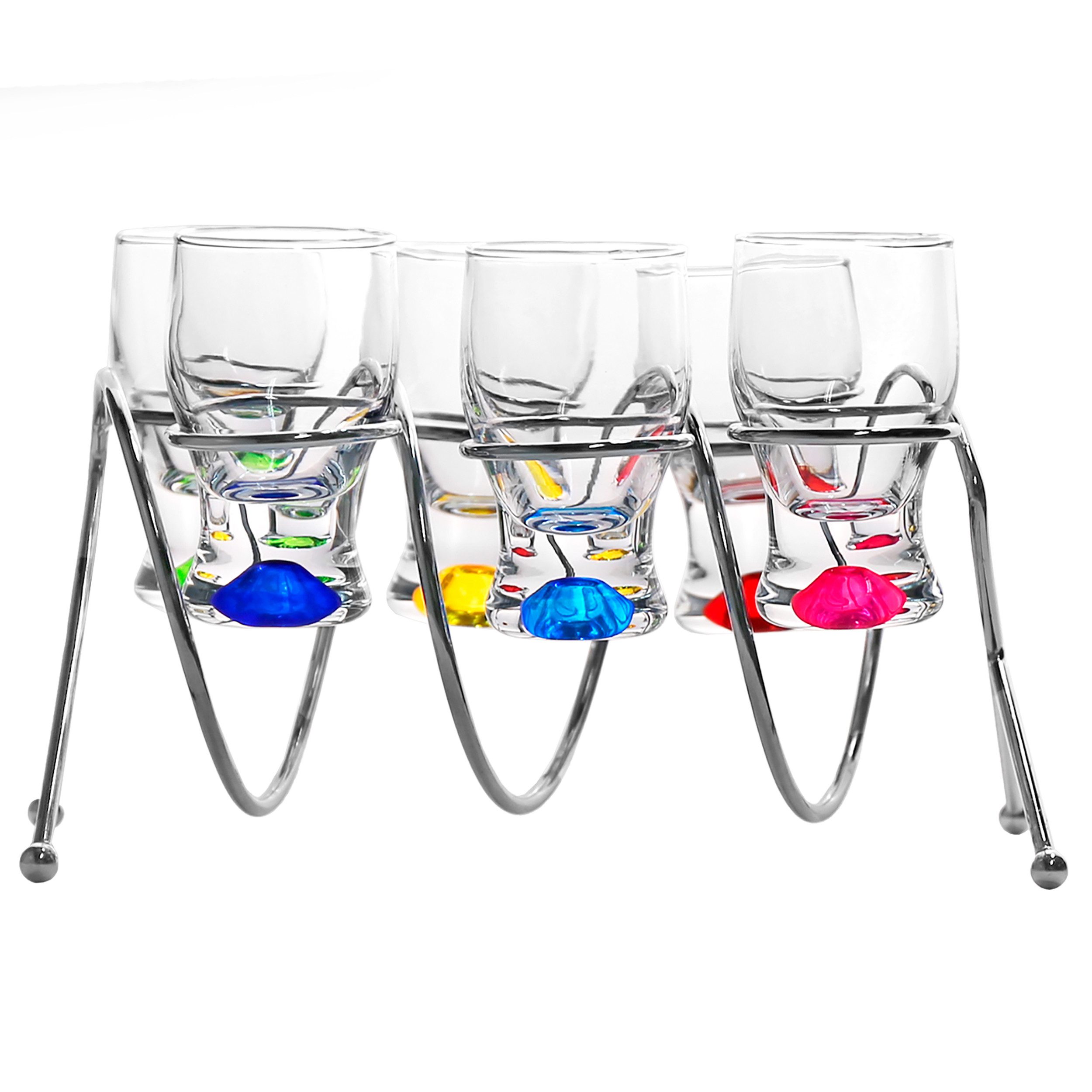 Schnapsglas 7-tlg. Set Schnapsgläser - Schnapspinnchen - Schnapsbecher Shotgläser