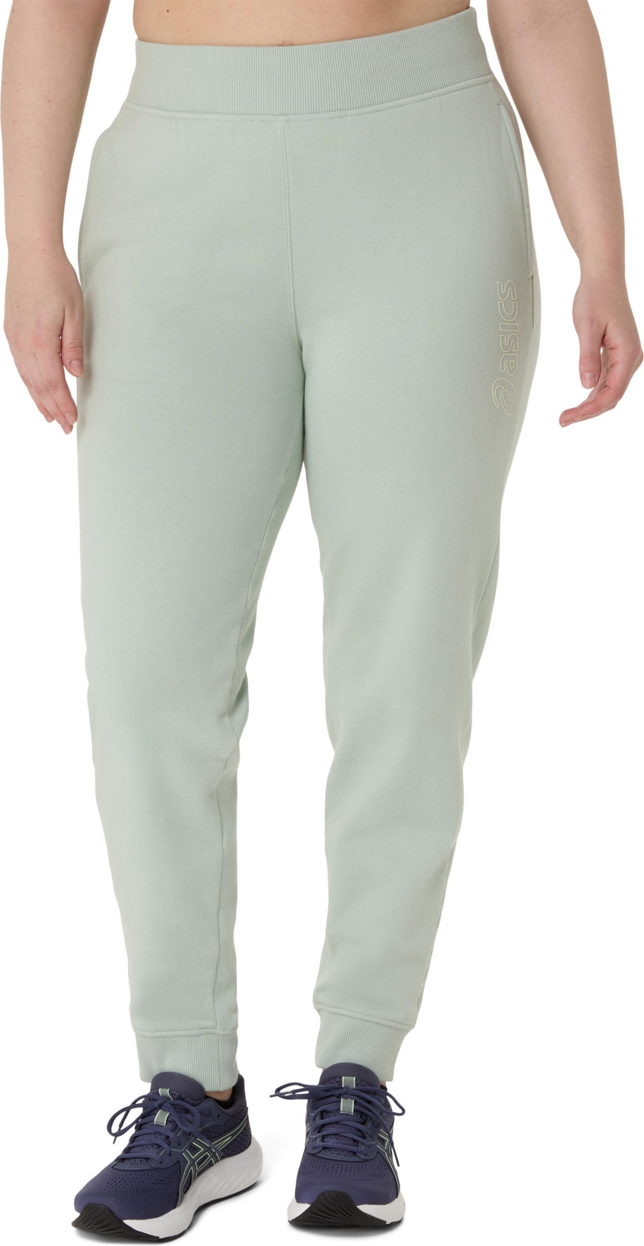 Asics Trainingshose ASICS LOGO SWEATPANT LICHEN günstig online kaufen