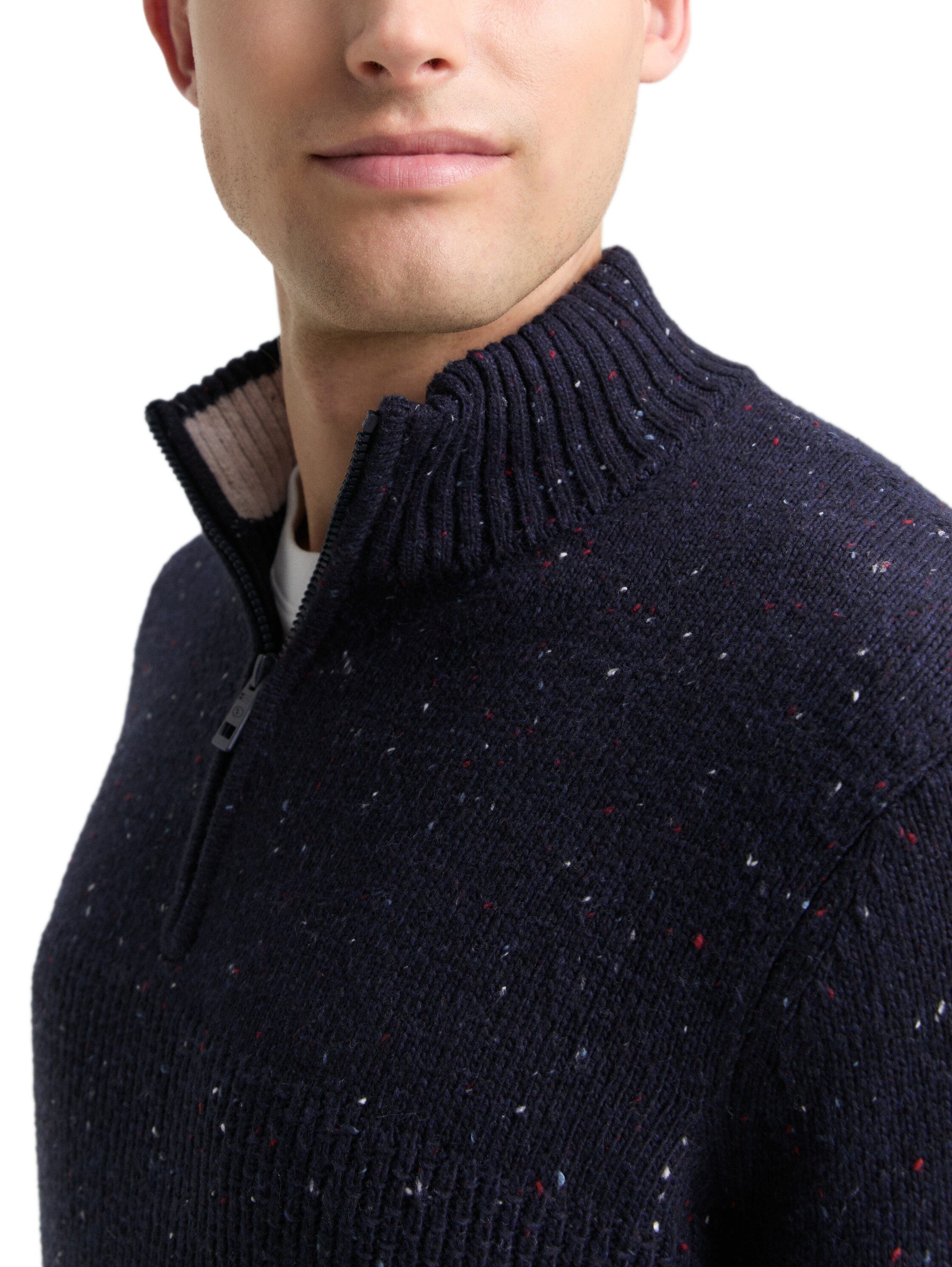 TOM TAILOR Troyer mit Logo Stickerei – Bild 3 von 5