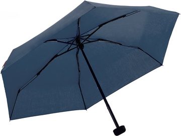 EuroSCHIRM® Taschenregenschirm Dainty, marineblau, besonders leicht, super flach und extra klein