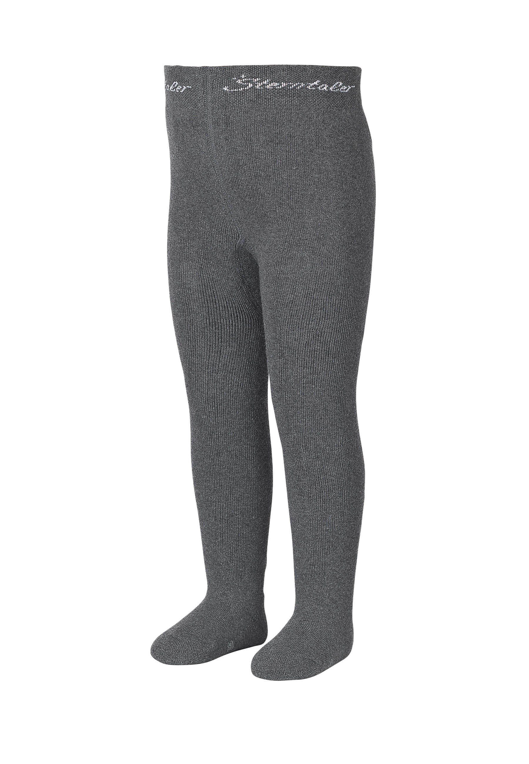 Sterntaler® Strickstrumpfhose uni mit Innenfrottee (1 St. Babystrumpfhose unifarben, Strumpfhose Vollplüsch) Komfortbund
