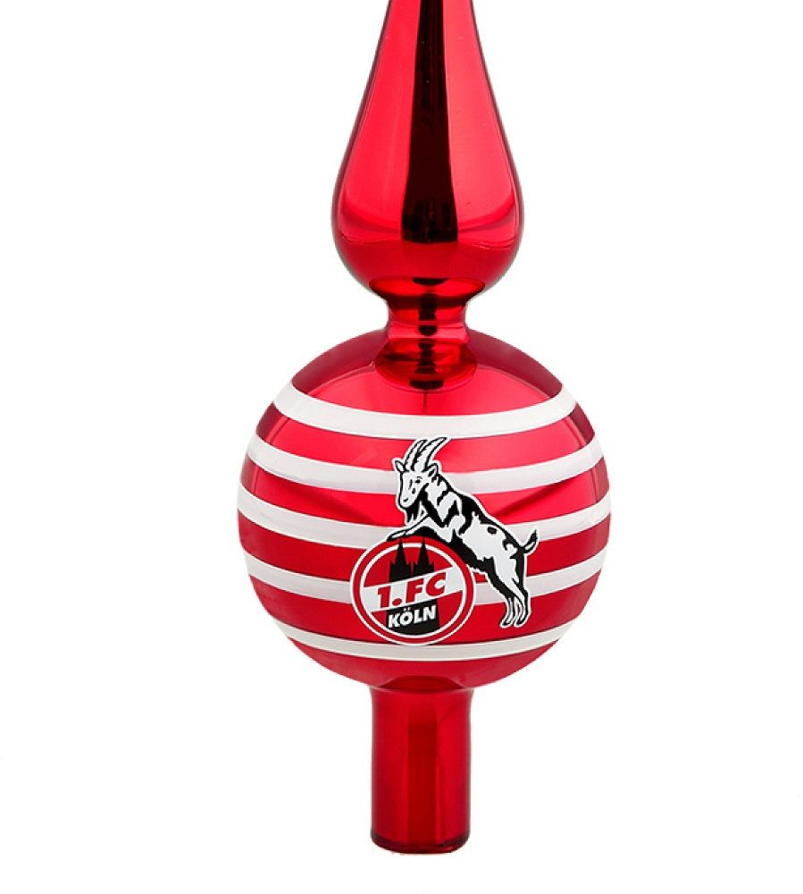 1. FC Köln Dekoobjekt Weihnachtsbaumspitze Ringel