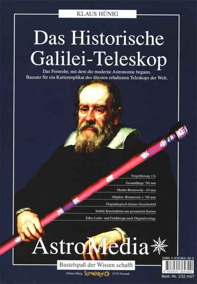 Astromedia Experimentierkasten Das Historische Galilei-Teleskop