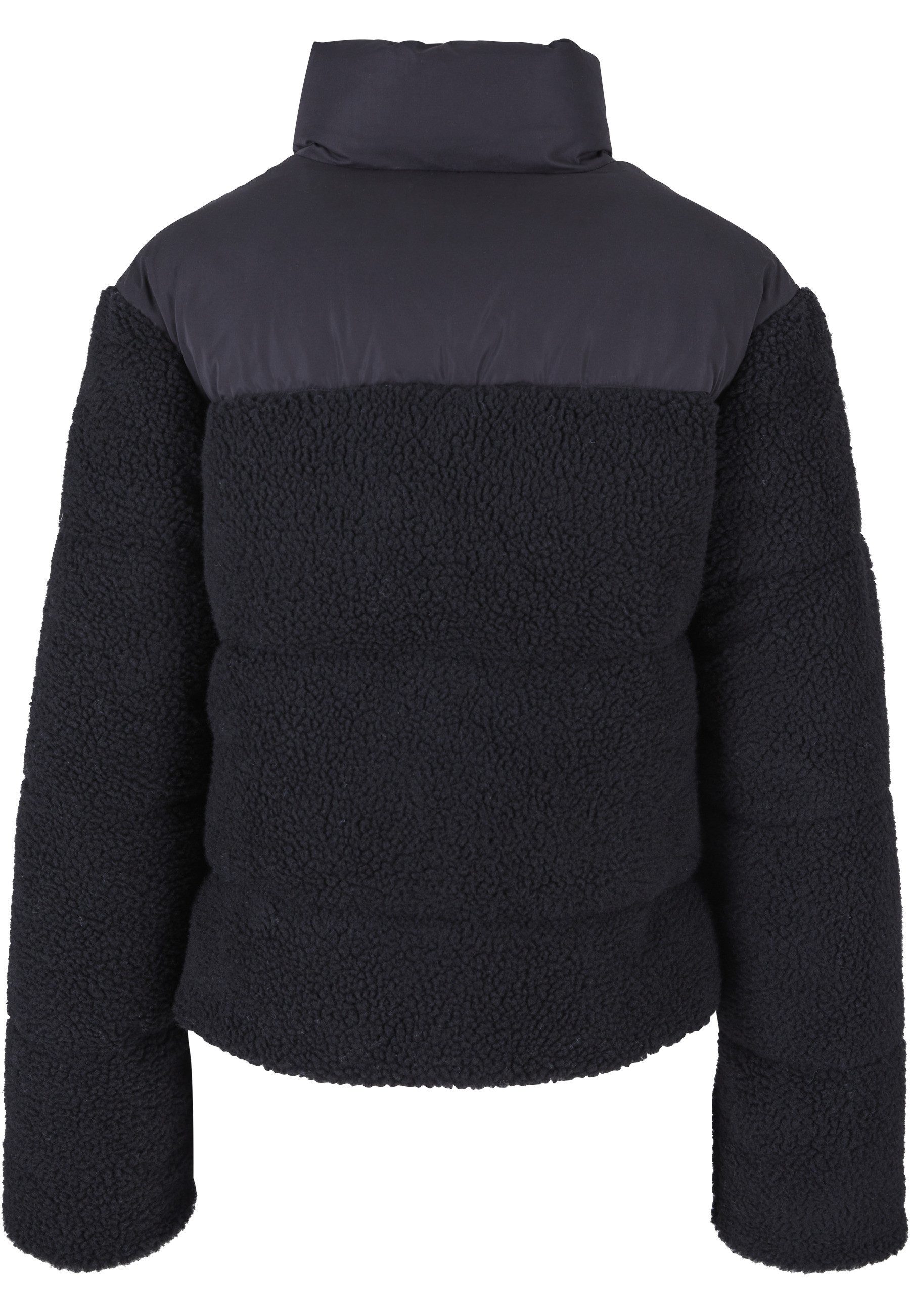 URBAN CLASSICS Winterjacke Urban Classics Damen Ladies Short Sherpa Mix Puffer Jacket (1-St)