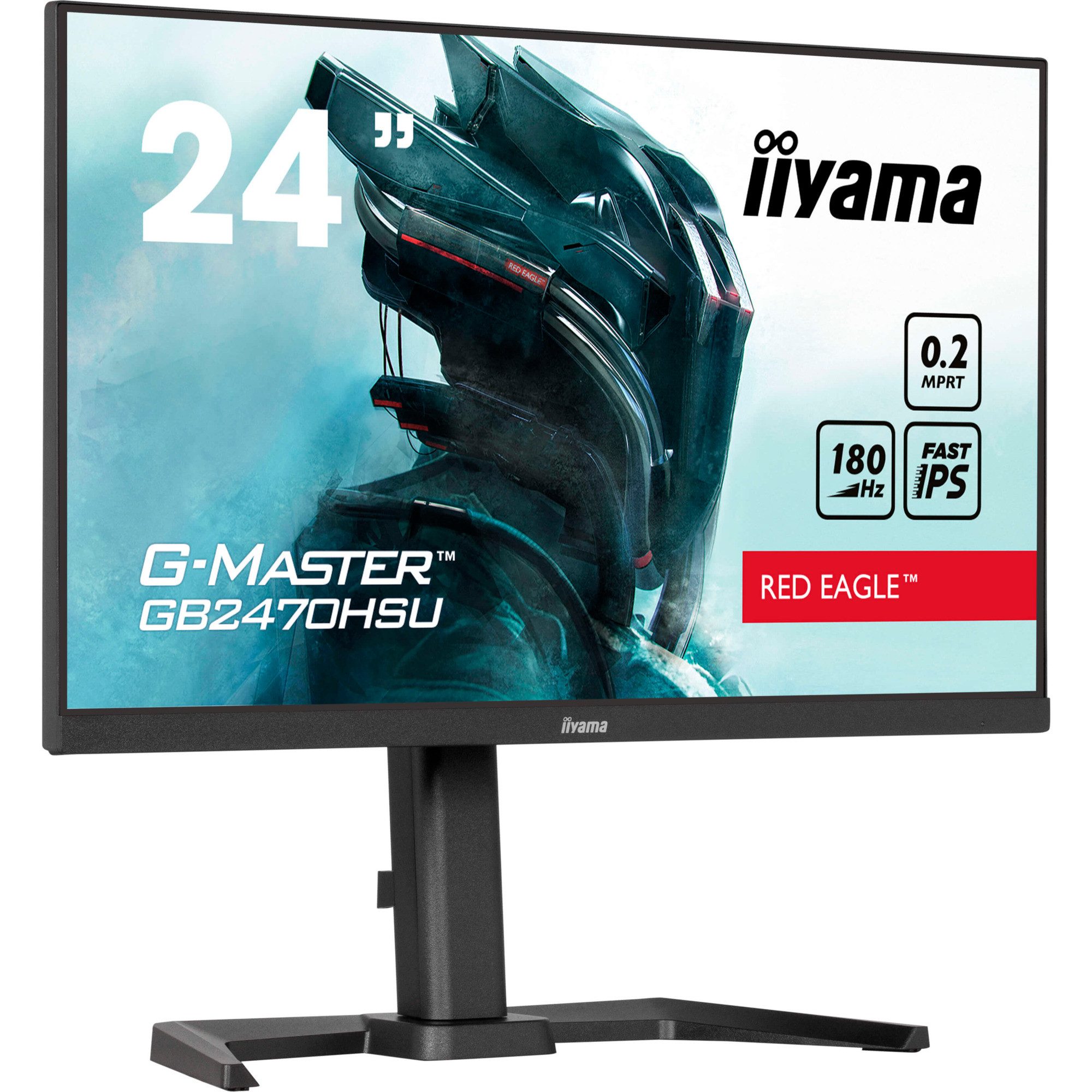 Iiyama iiyama G-Master GB2470HSU-B6 Red Eagle, TFT-Monitor (1920 x 1080 px)