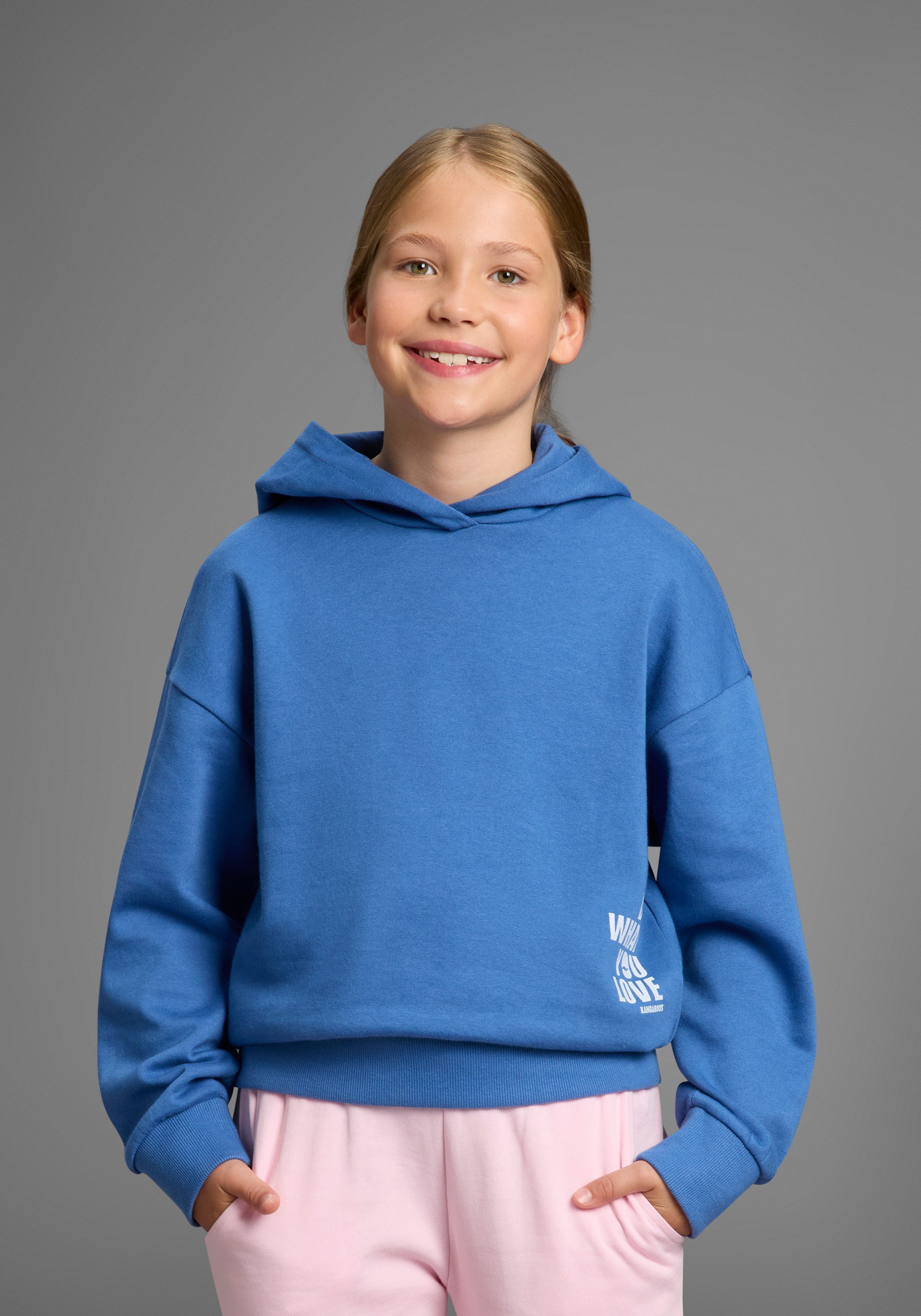 KangaROOS Kapuzensweatshirt Hoodie mit Rückenprint Mit günstig online kaufen