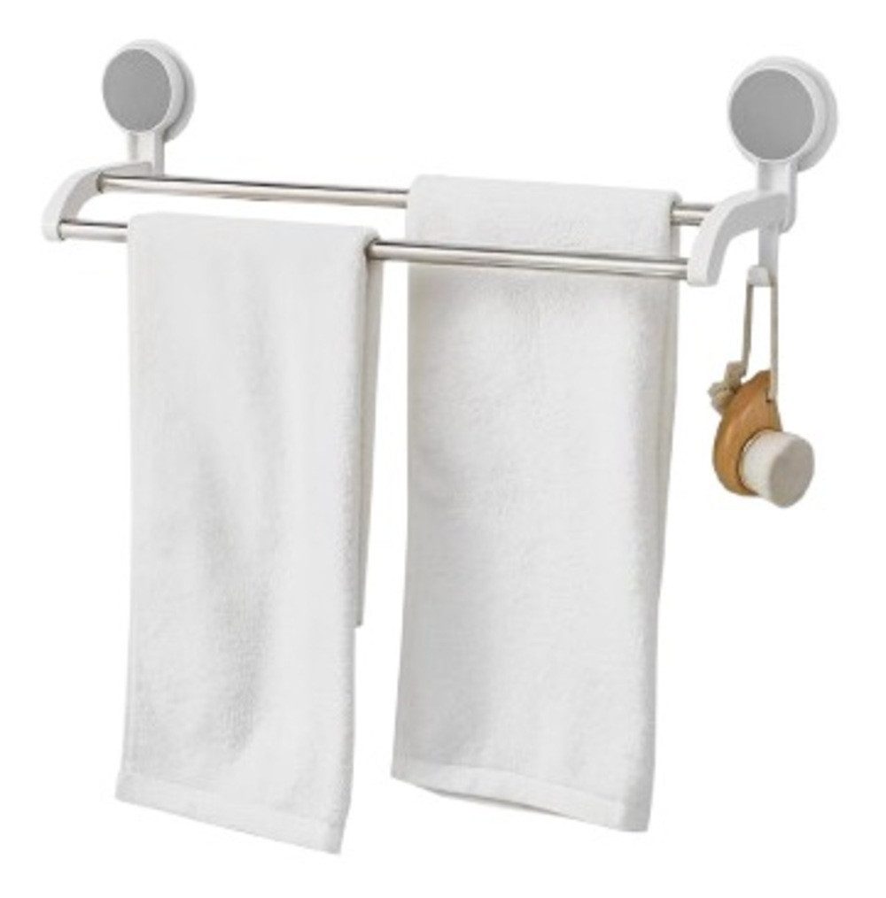 Creliv Handtuchhalter mit 2 Haken, Selbstklebend, WC-Deckelheber als GRATIS günstig online kaufen