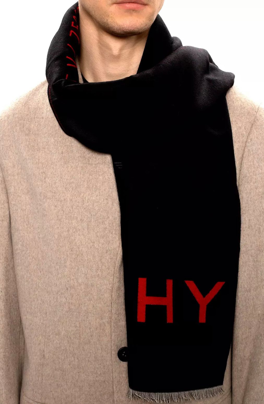 GIVENCHY Strickschal Schal Wolle Seide 4G Mufflers Stola Tuch Unisex – Bild 3 von 5