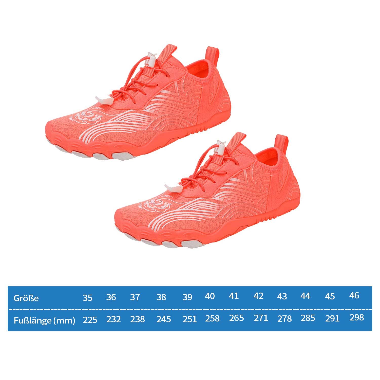 Refttenw Unisex Zehenschuhe SchnellTrocknend Wasserschuhe Surfschuhe Aquasc günstig online kaufen