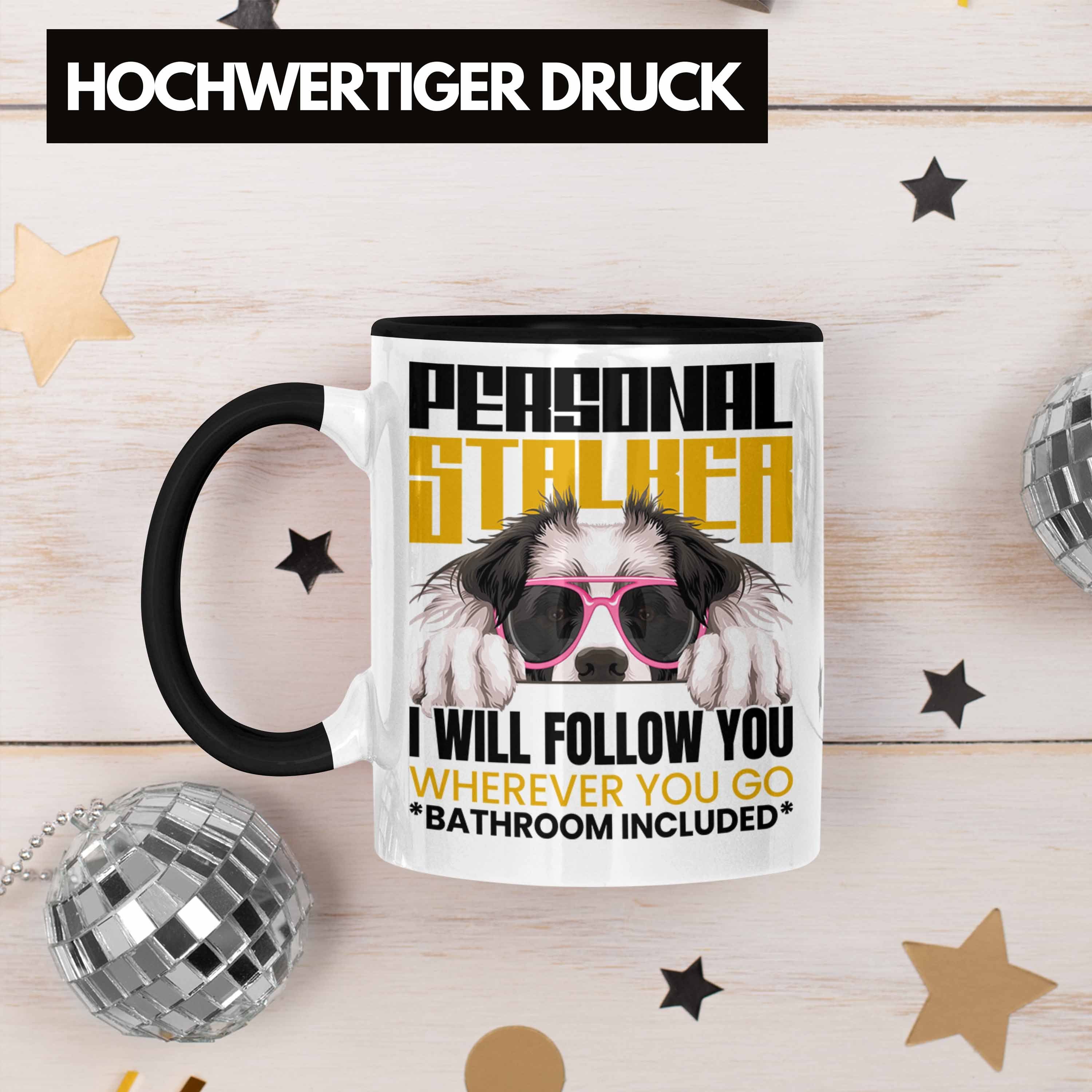 Spruch Geschenk Geschenkidee Border Lustiger Trendation Besitzerin Tasse Collies Tasse Schwarz