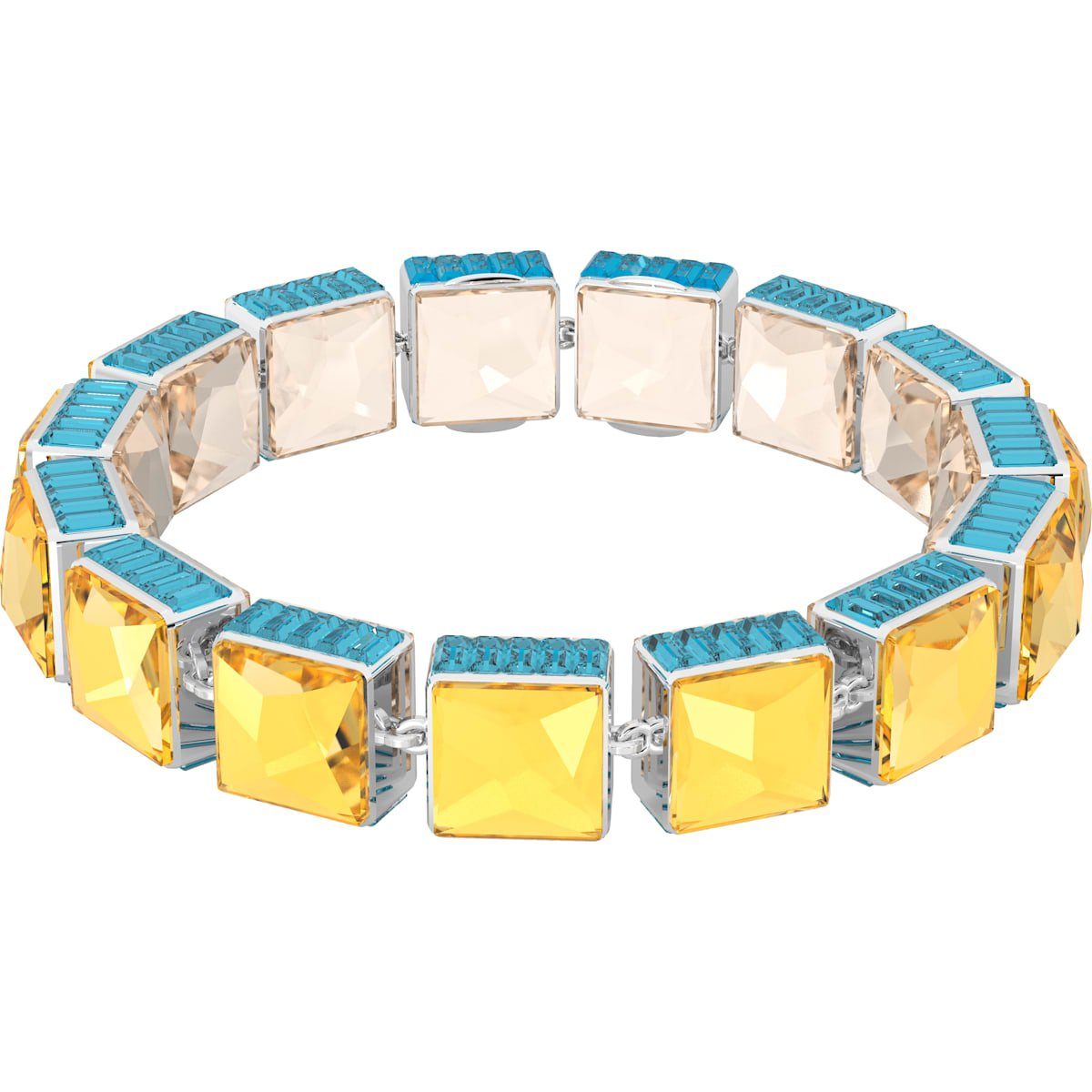 kein Swarovski Mehrfa Armband Kristalle im 5618253 Quadrat Set, Orbita, Swarovski 1-tlg., Schliff, Set) Armband (kein