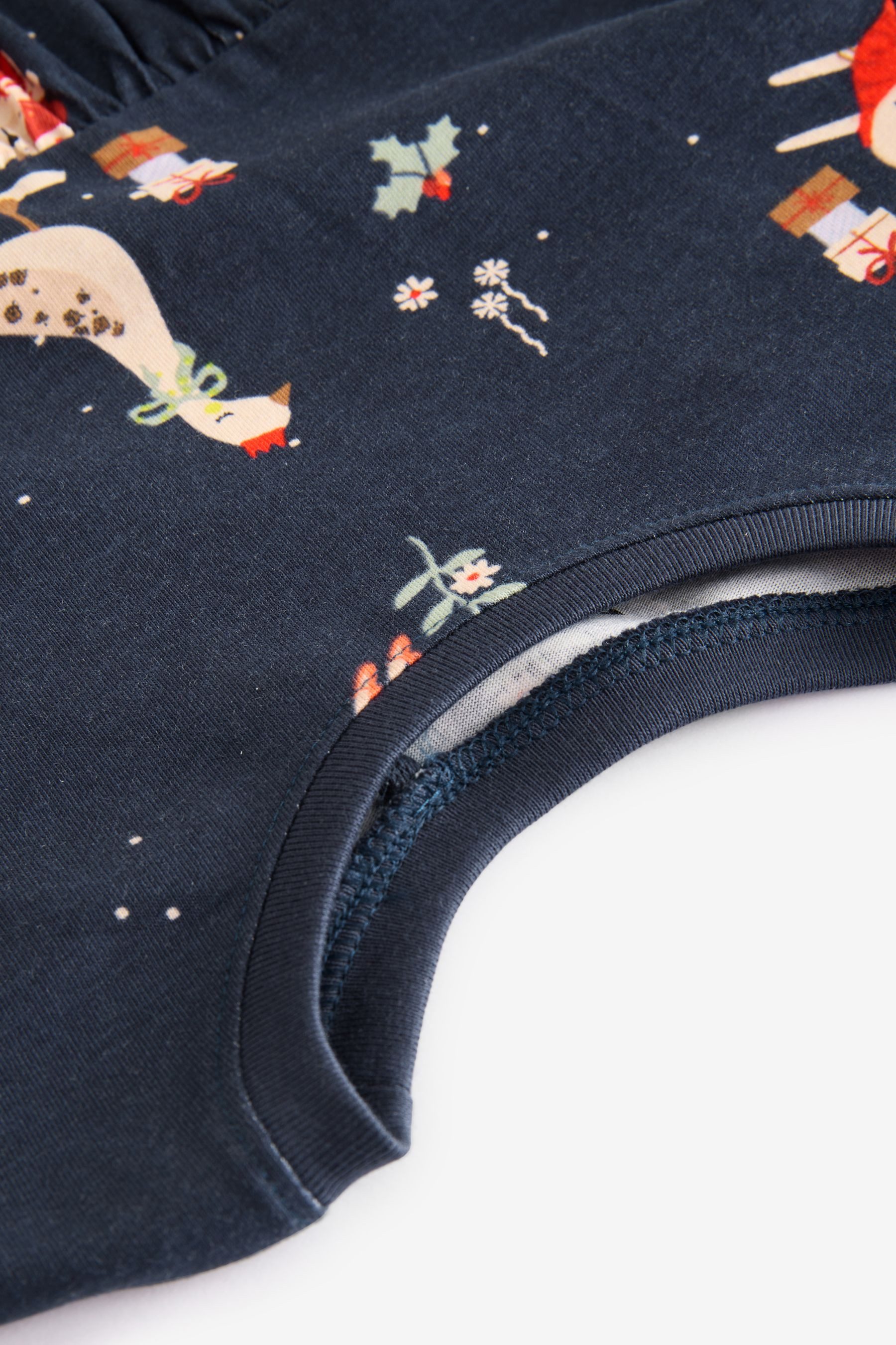 Next Jerseykleid Langärmeliges, weihnachtliches Jerseykleid (1-tlg)