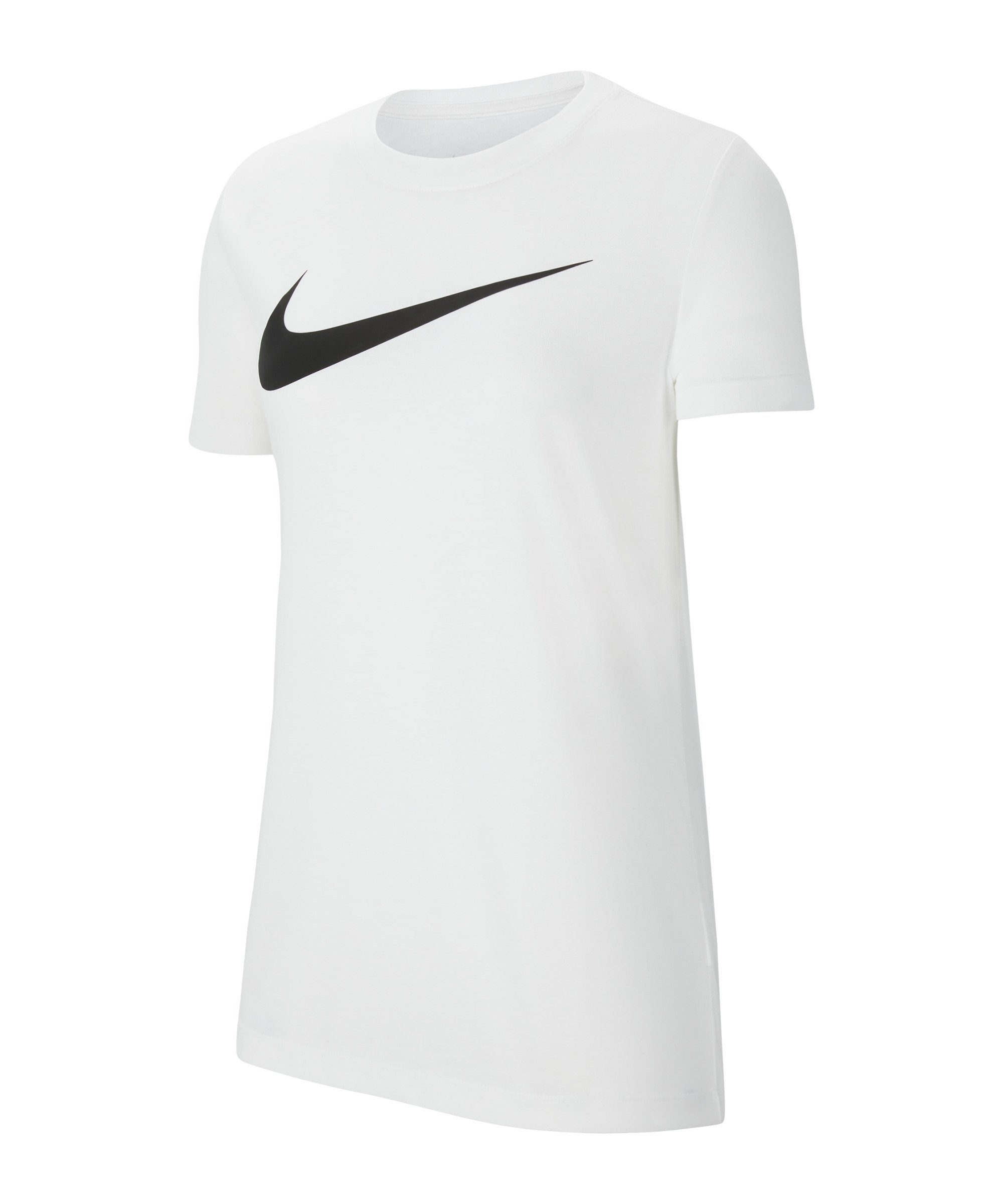 Nike T-Shirt Park 20 T-Shirt Swoosh Damen default weissschwarz