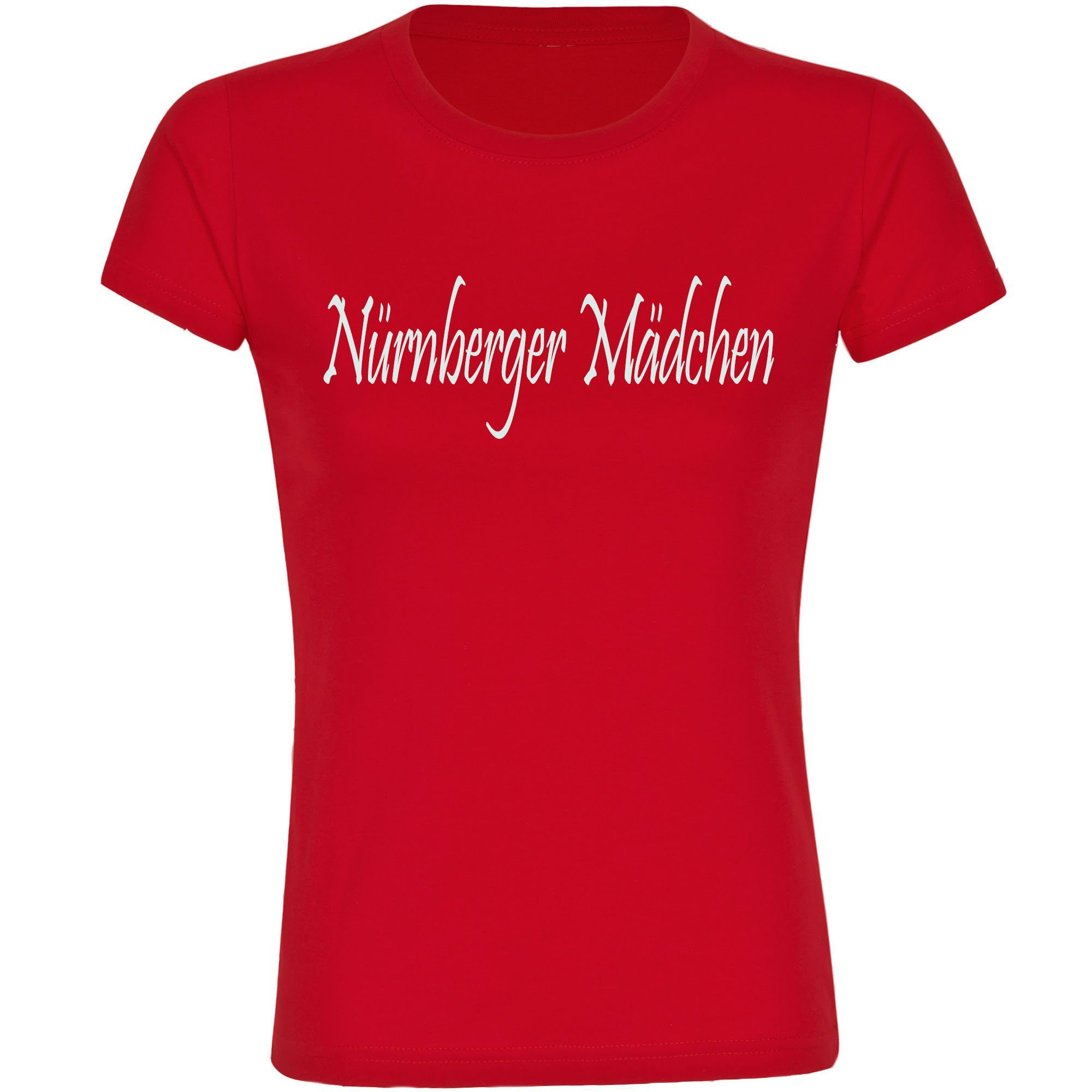 multifanshop T-Shirt Damen Nürnberg - Nürnberger Mädchen - Frauen