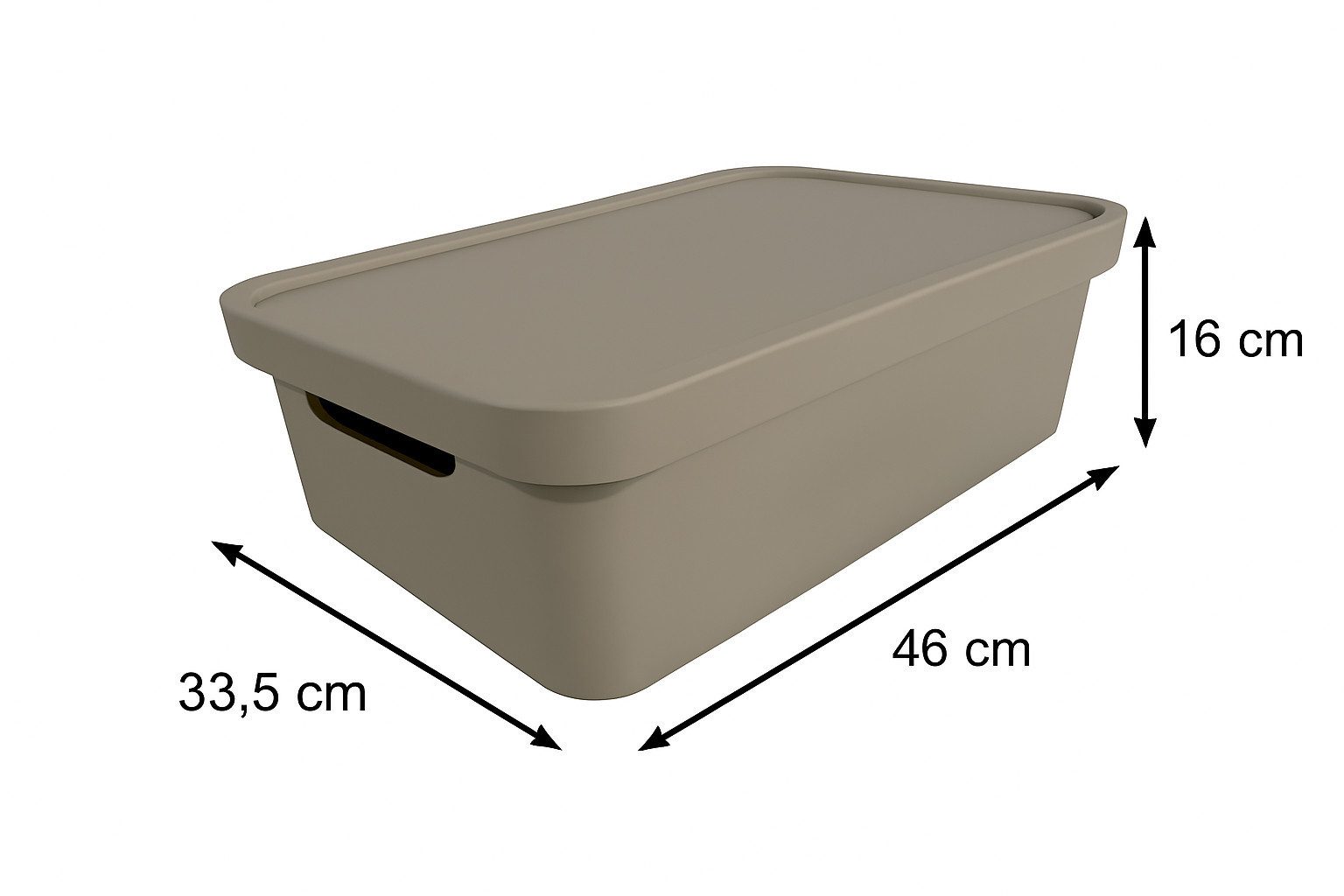 Plastard Aufbewahrungsbox mit Deckel von 7,5 - 31 Liter in verschied, Farbe günstig online kaufen