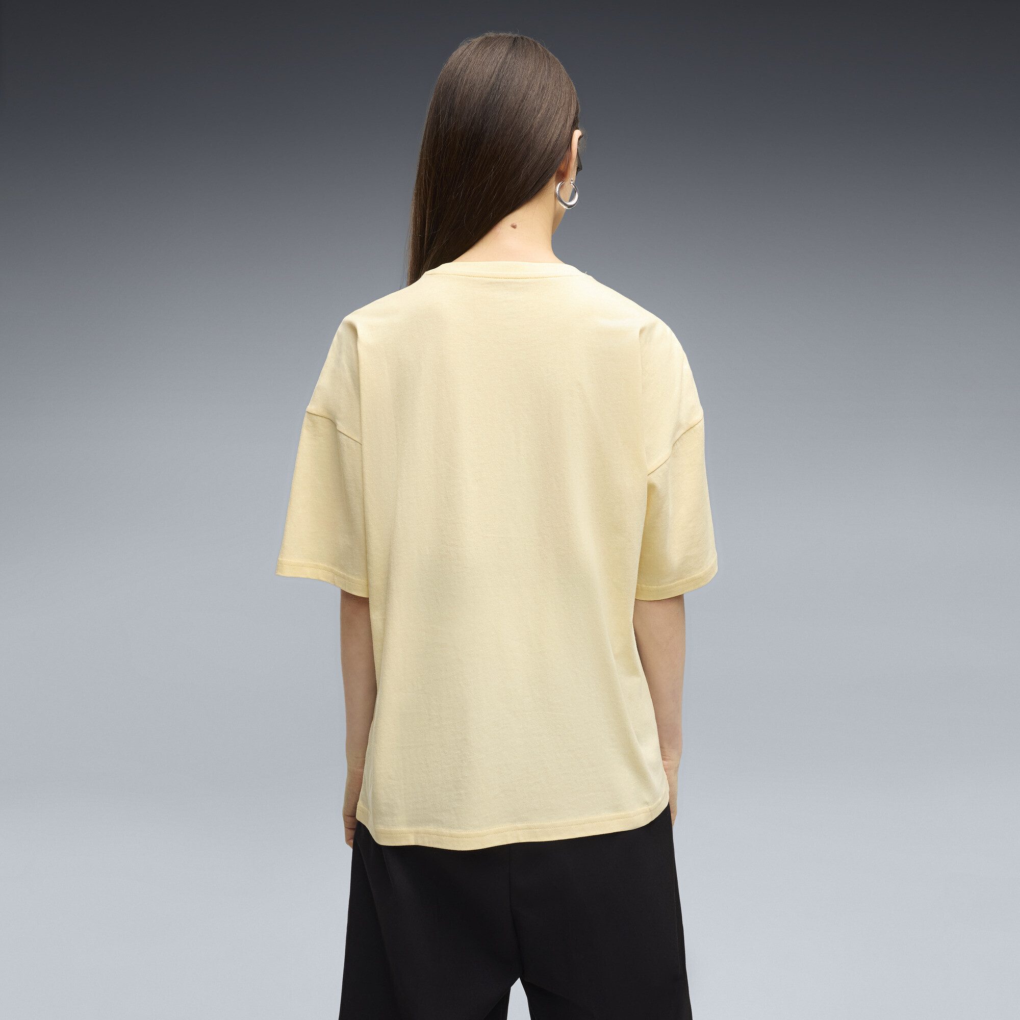 PUMA T-Shirt Wardrobe Essentials Oversized T-Shirt Damen