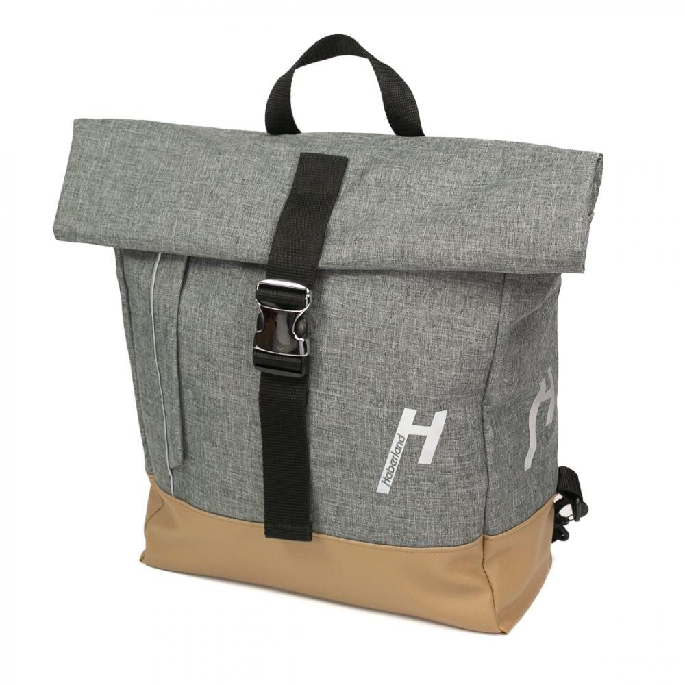 Haberland Fahrradrucksack Haberland Bike-Rucksack Keep Rollin' grau - vielseitige Gepäckträger-T