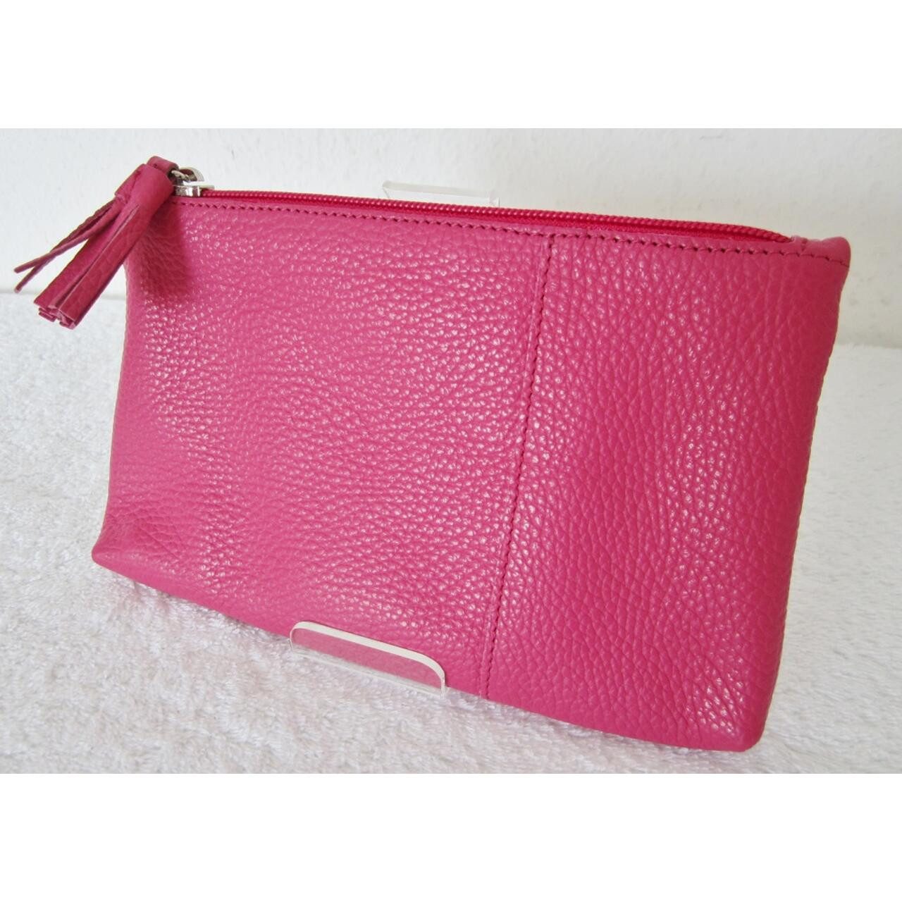 BELLISSIMA ITALIA Kulturbeutel Leder-Kult.-Tasche orchidea 21,5x13x2,5