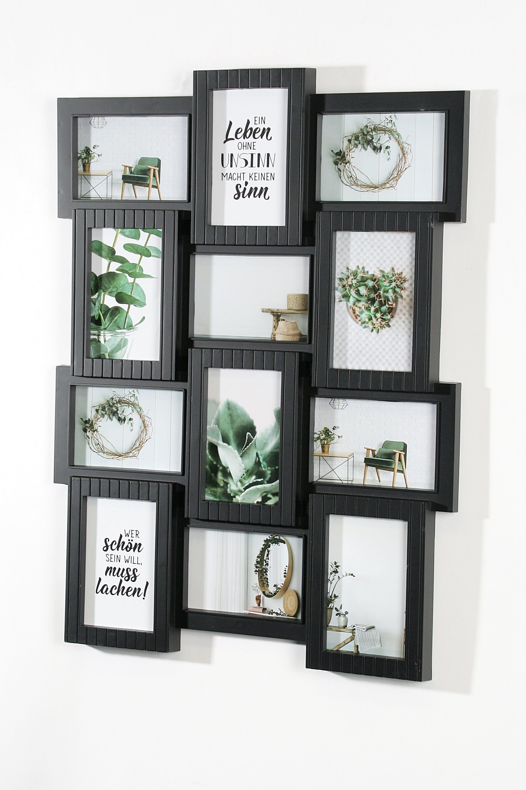 Wackadoo Living Bilderrahmen Collage Fotorahmen Collage Kunststoff Portrait günstig online kaufen