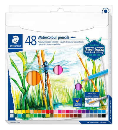 STAEDTLER Aquarellstifte Watercolour Buntstifte, (48-tlg), 48 Teile