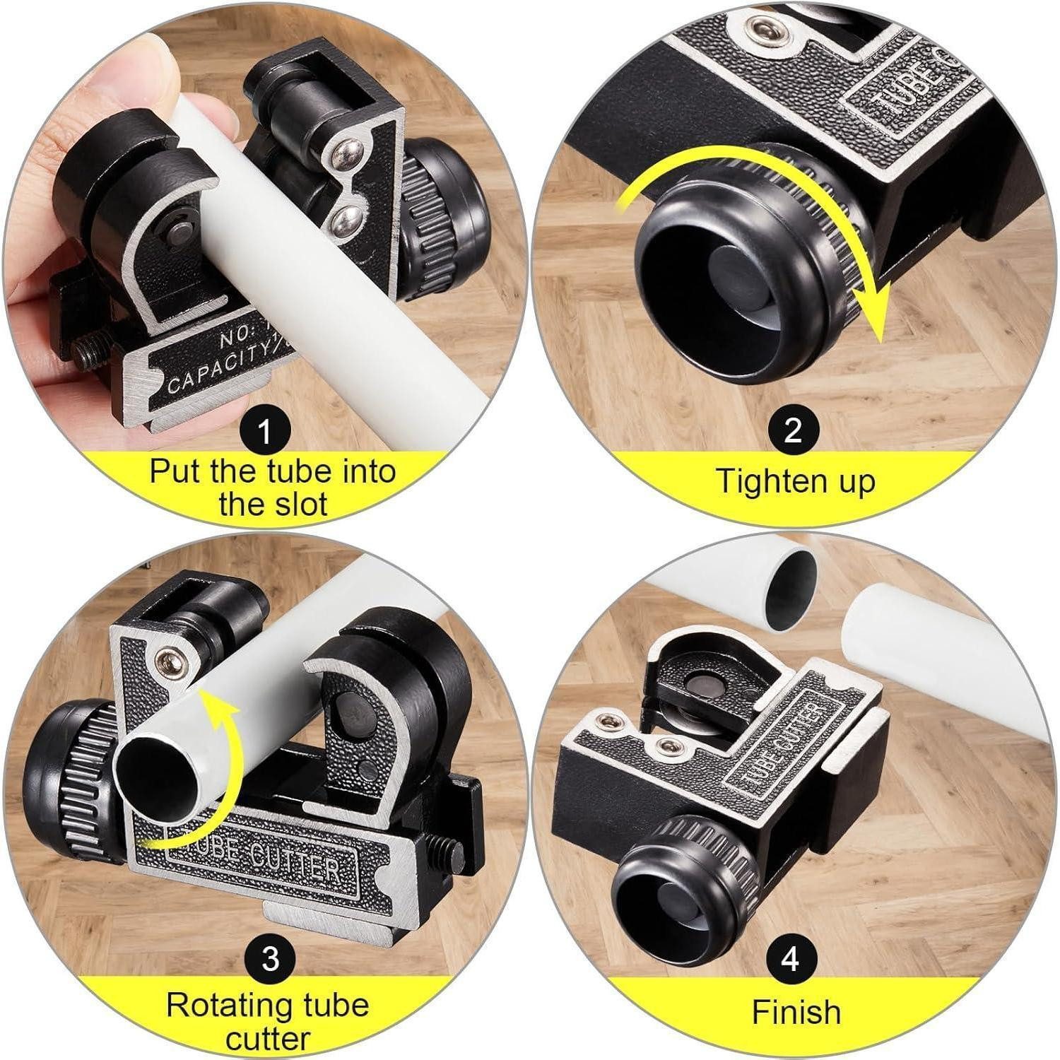 LuxusKollektion Rohrschneider Rohrschneider 3-28 mm einstellbar Kupfer Messing Aluminium