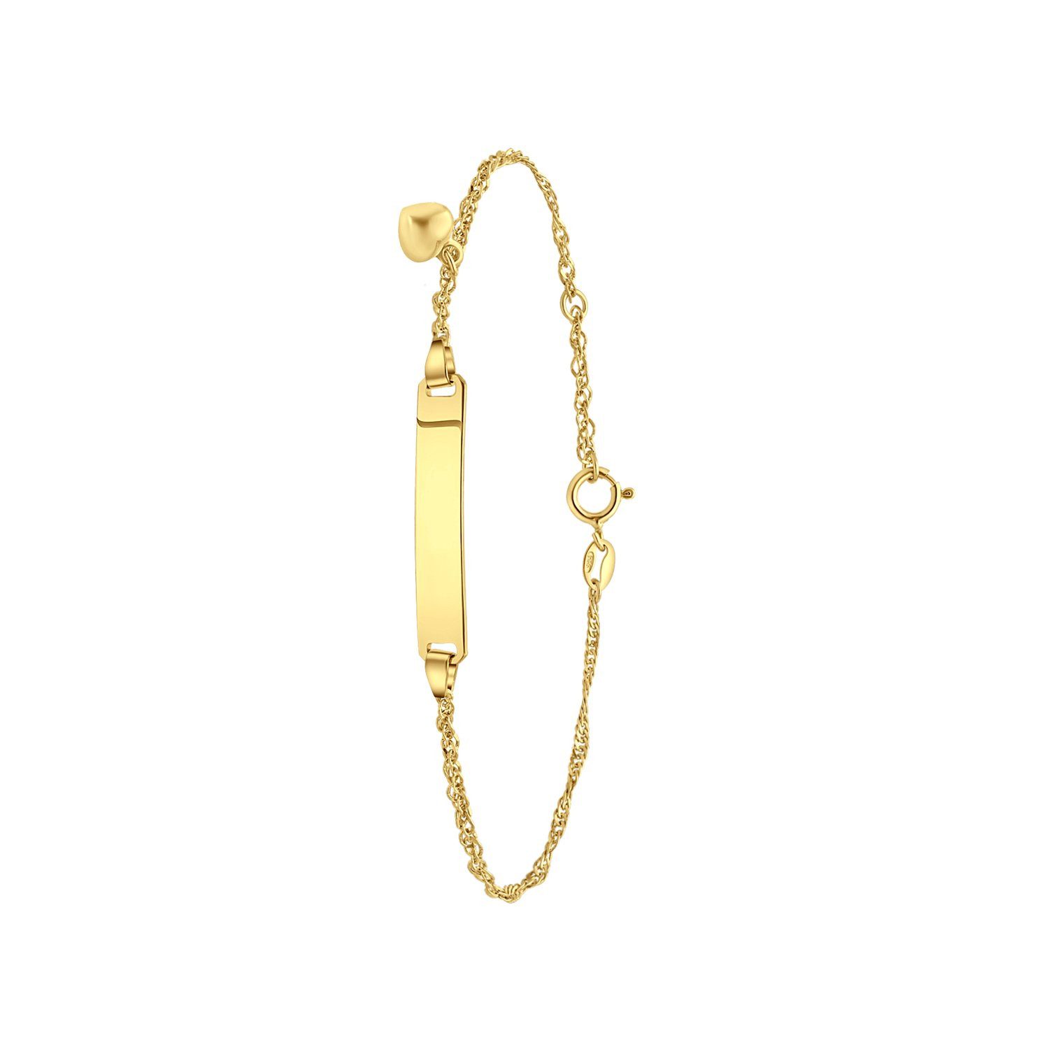 LUCARDI Armband mit Gravur Armband - 925 Silber - Gold - Damen