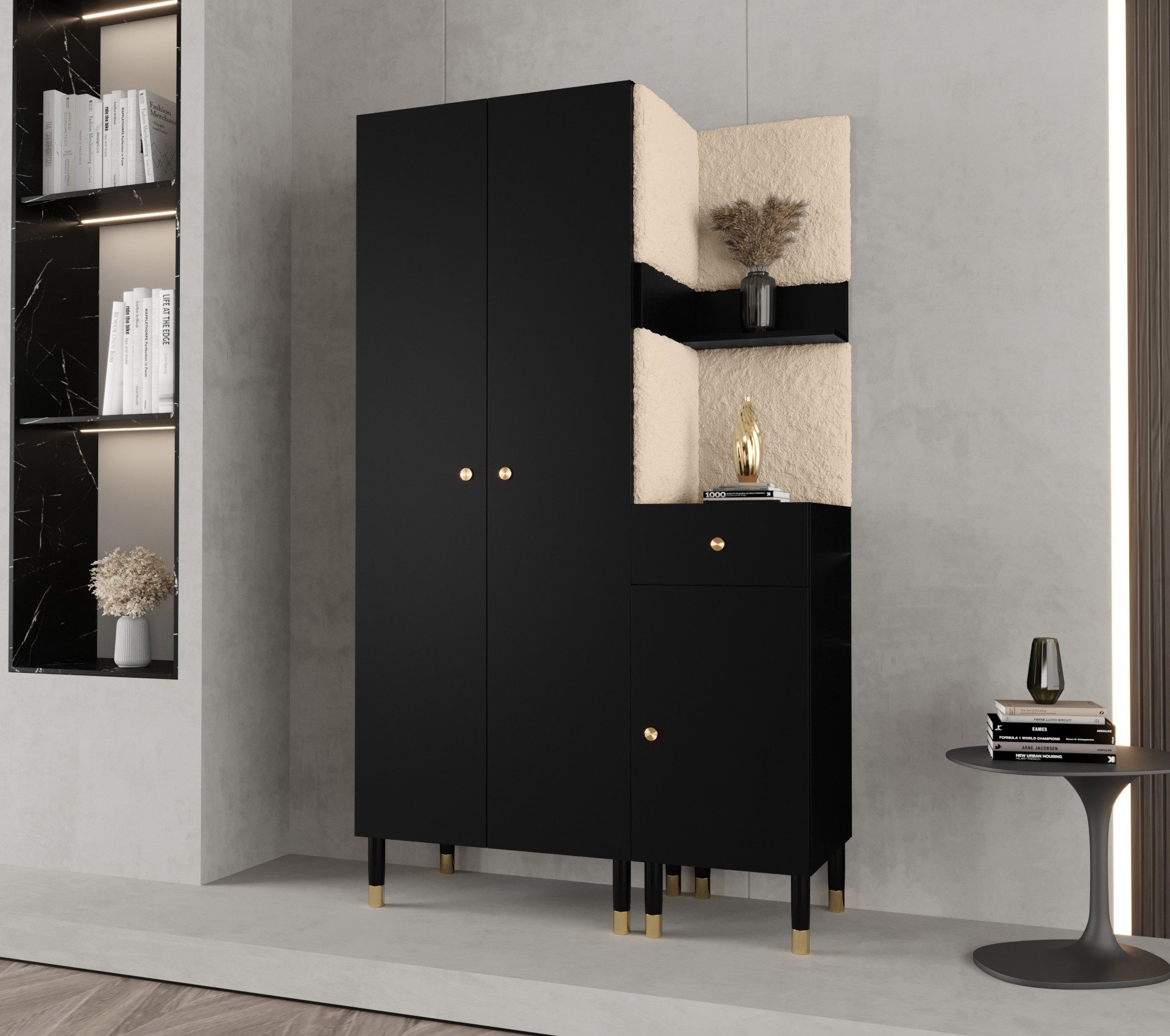 ABIKS MÖBEL Kompaktgarderobe PALERMO Set 6 günstig online kaufen