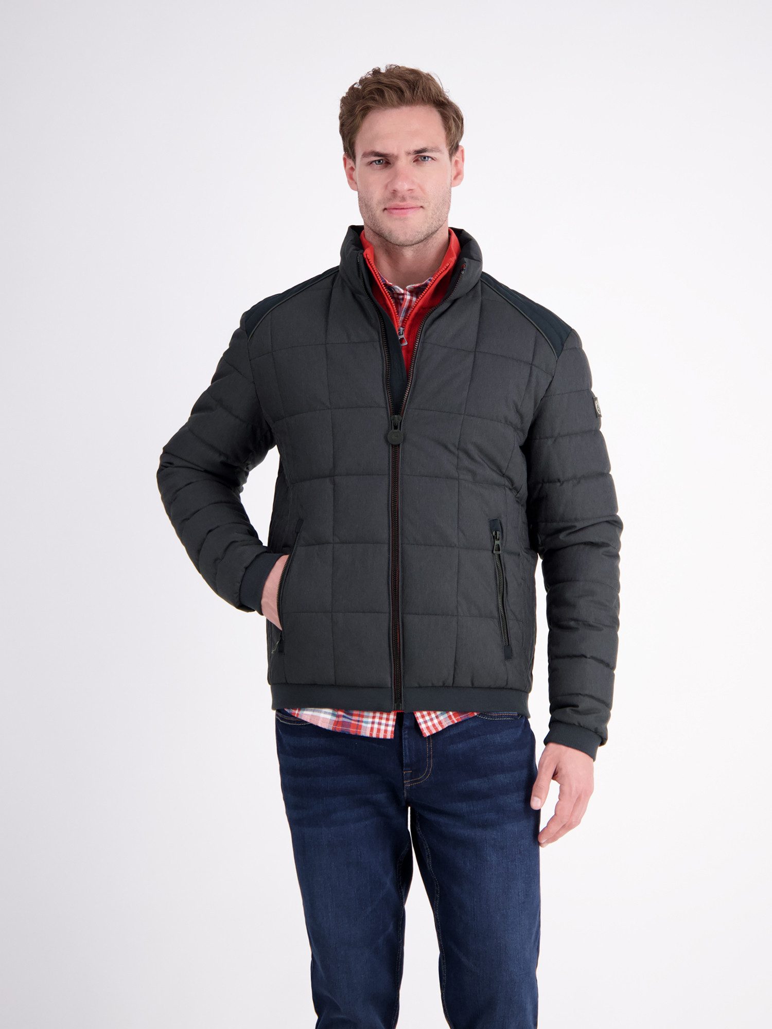 LERROS Steppjacke Steppjacke in Woll-Optik