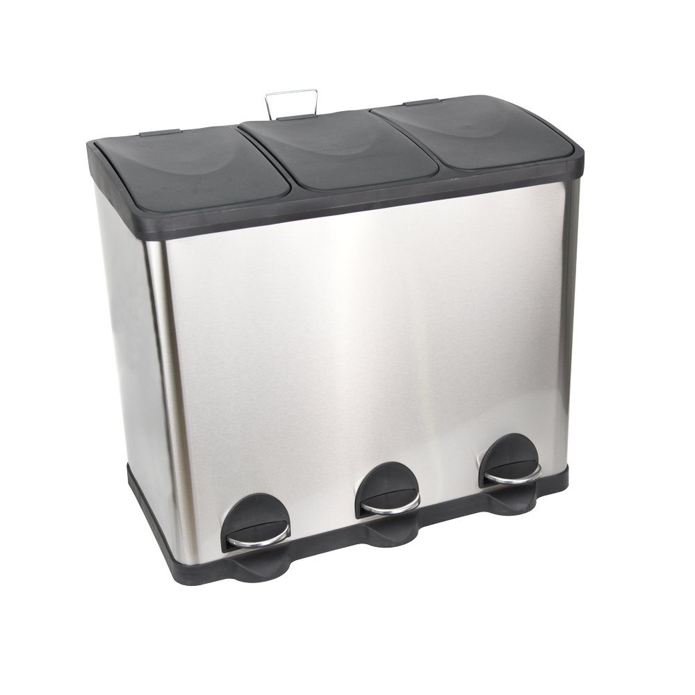 Ribelli Mülltrennsystem Mülleimer, 3 x 20L, 64,5x41x57cm