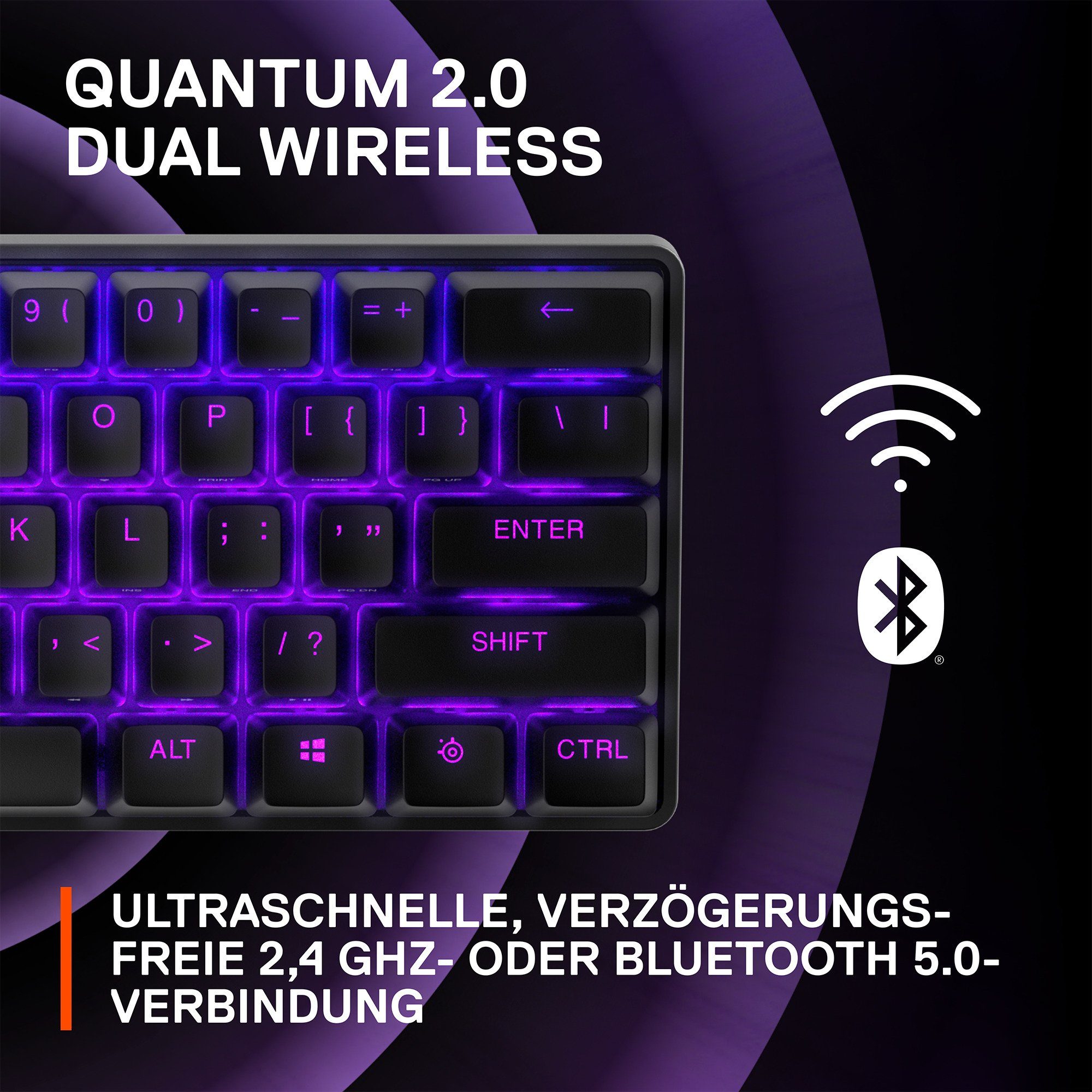 SteelSeries SteelSeries Apex Pro Mini Wireless, Tastatur