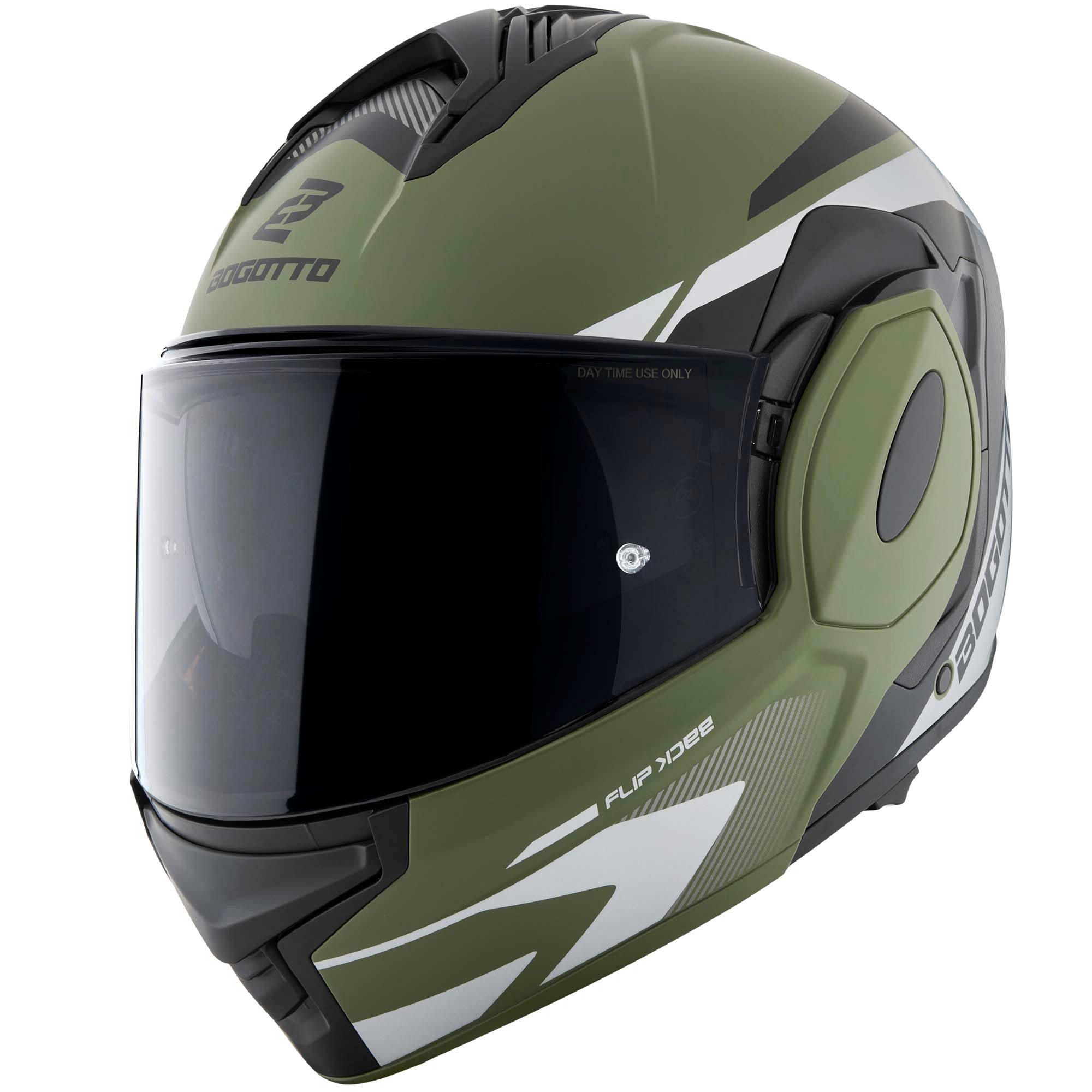 Bogotto Motorradhelm FS-X600 Atyr Limited Edition Klapphelm, vorbereitet für Kommunikationssystem,geeignet für Brillenträger,v