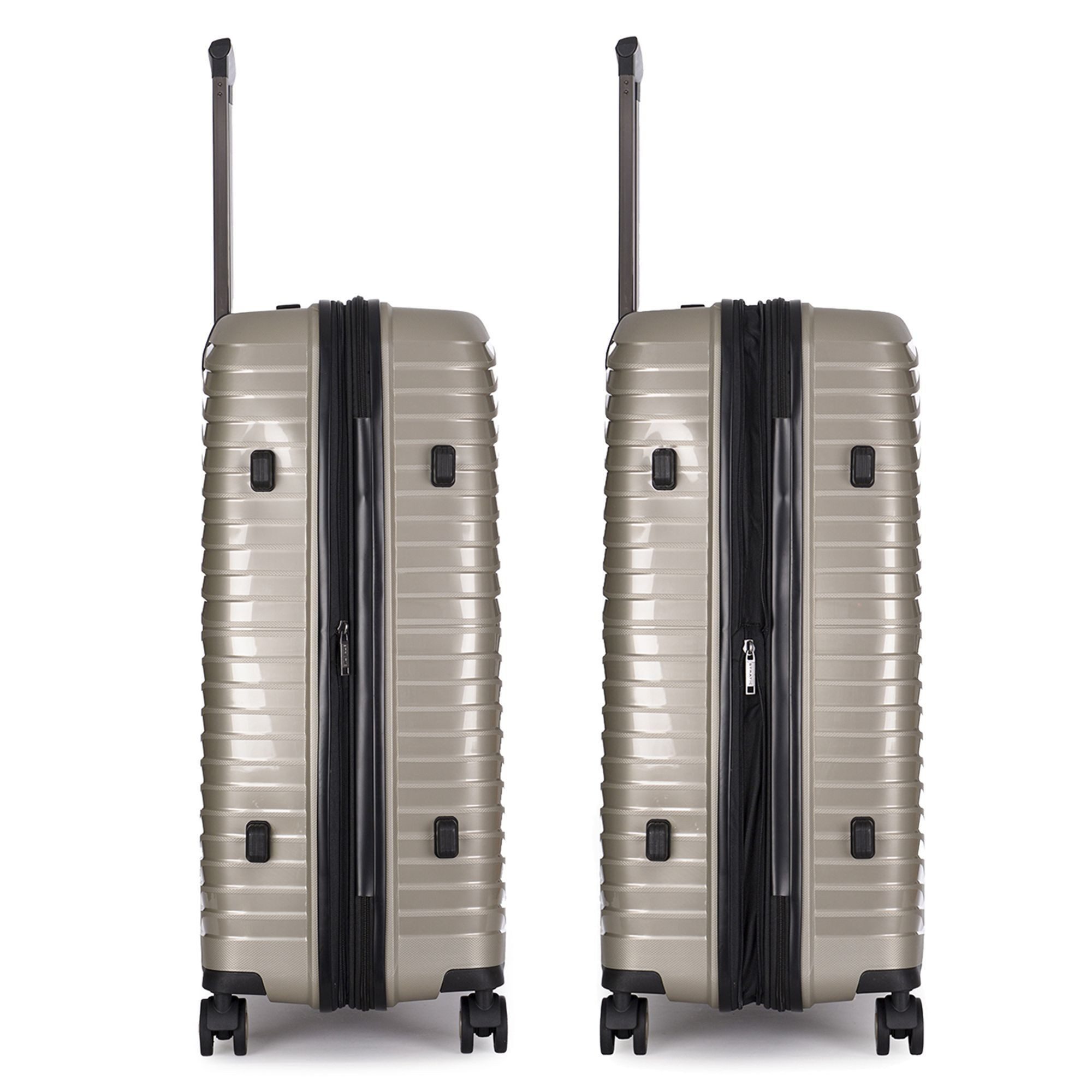 Stratic Hartschalen-Trolley Bright+, 4 Rollen, Polypropylen