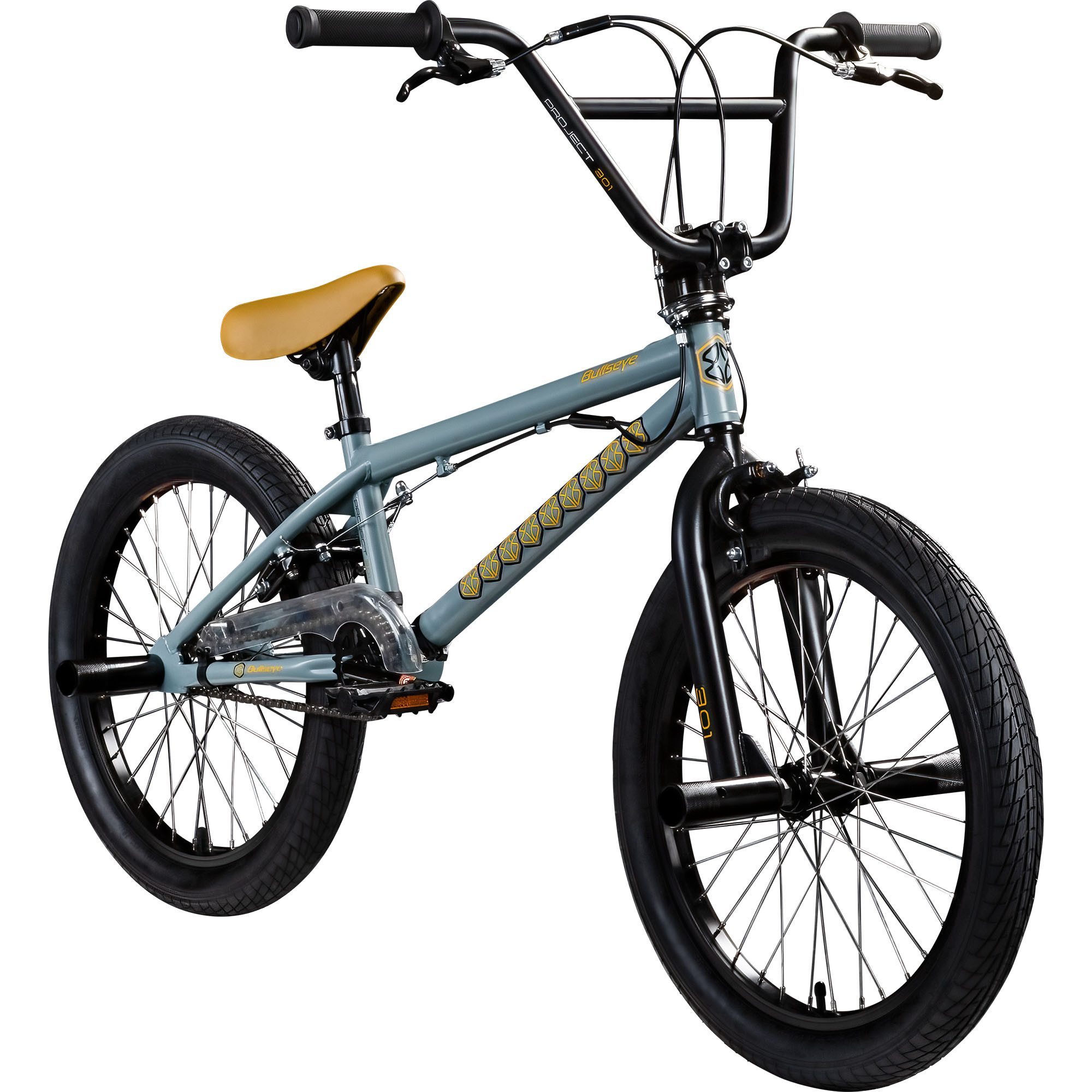 bullseye BMX-Rad Project 301, 1 Gang, BMX Rad 20 Zoll Fahrrad 2 Pegs 360° Rotor Jugendliche Erwachsene
