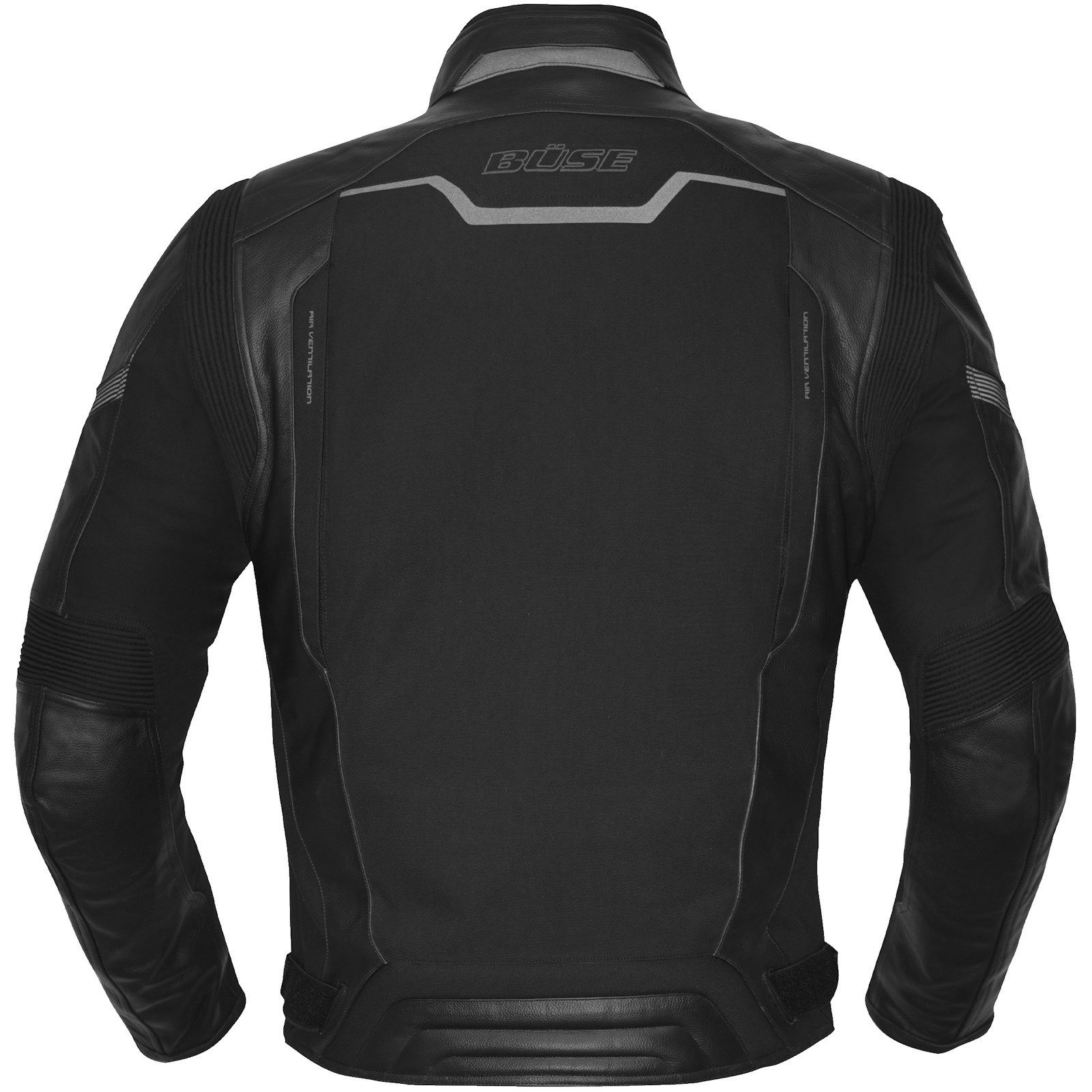 Büse Motorradjacke Büse Novaro Textil-/Lederjacke Schwarz 50 atmungsaktiv günstig online kaufen