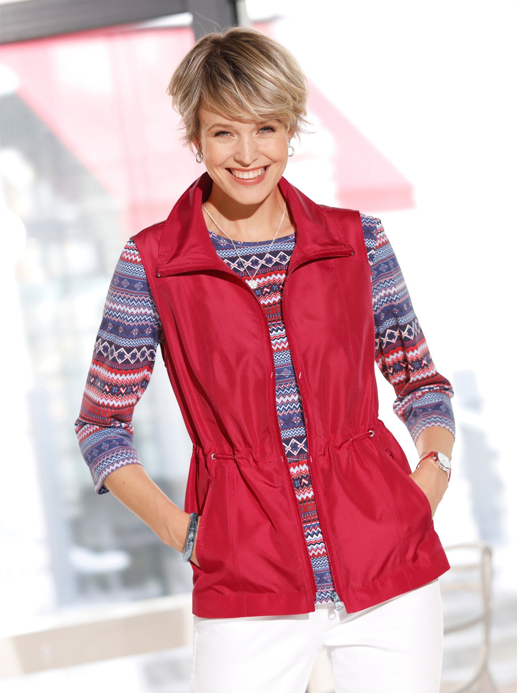 Sieh an! Jerseyweste Weste günstig online kaufen