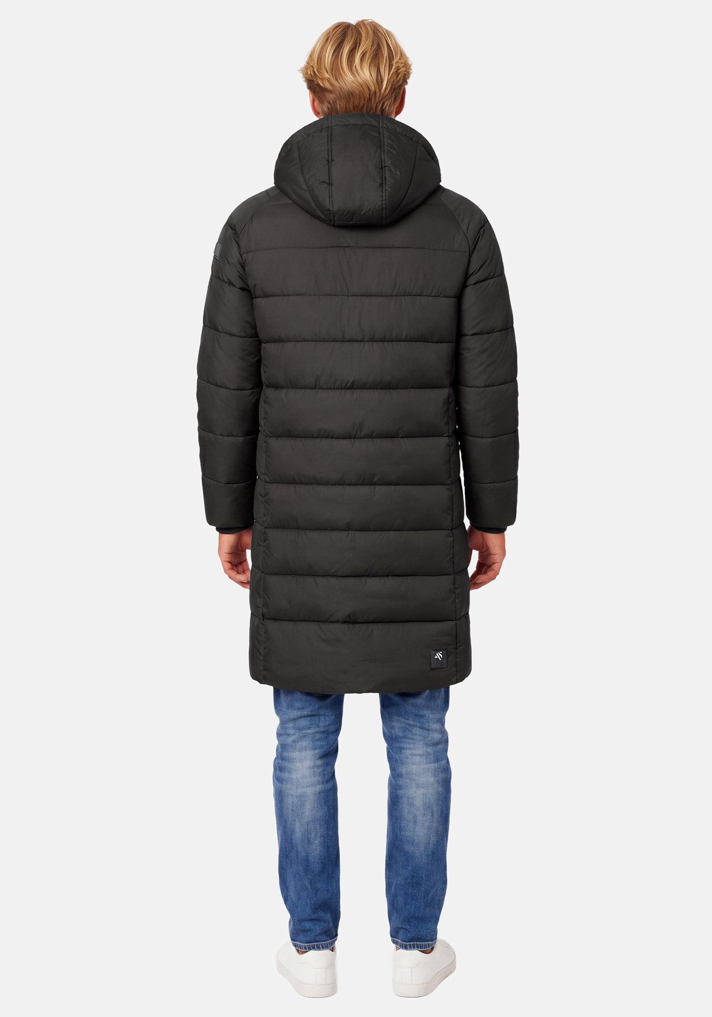 Alessandro Salvarini Winterjacke ASLoongi mit warmem Teddyfell und abnehmbarer Kapuze – Bild 4 von 5