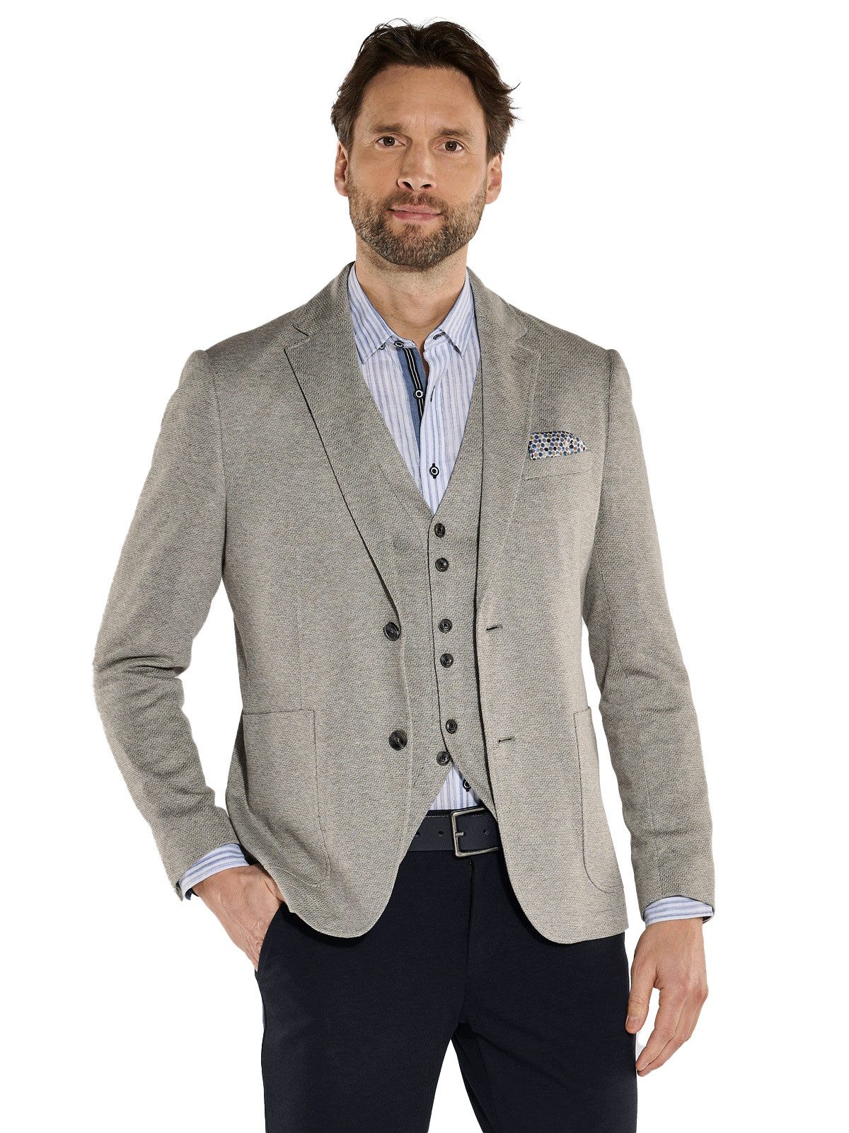 Engbers Sakko engbers Herren Freizeit-Sakko regular, Beige günstig online kaufen