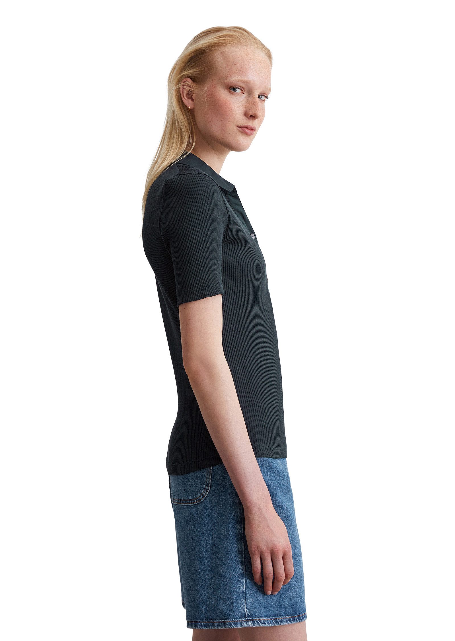 Marc O'Polo Poloshirt aus Stretch-Jersey günstig online kaufen