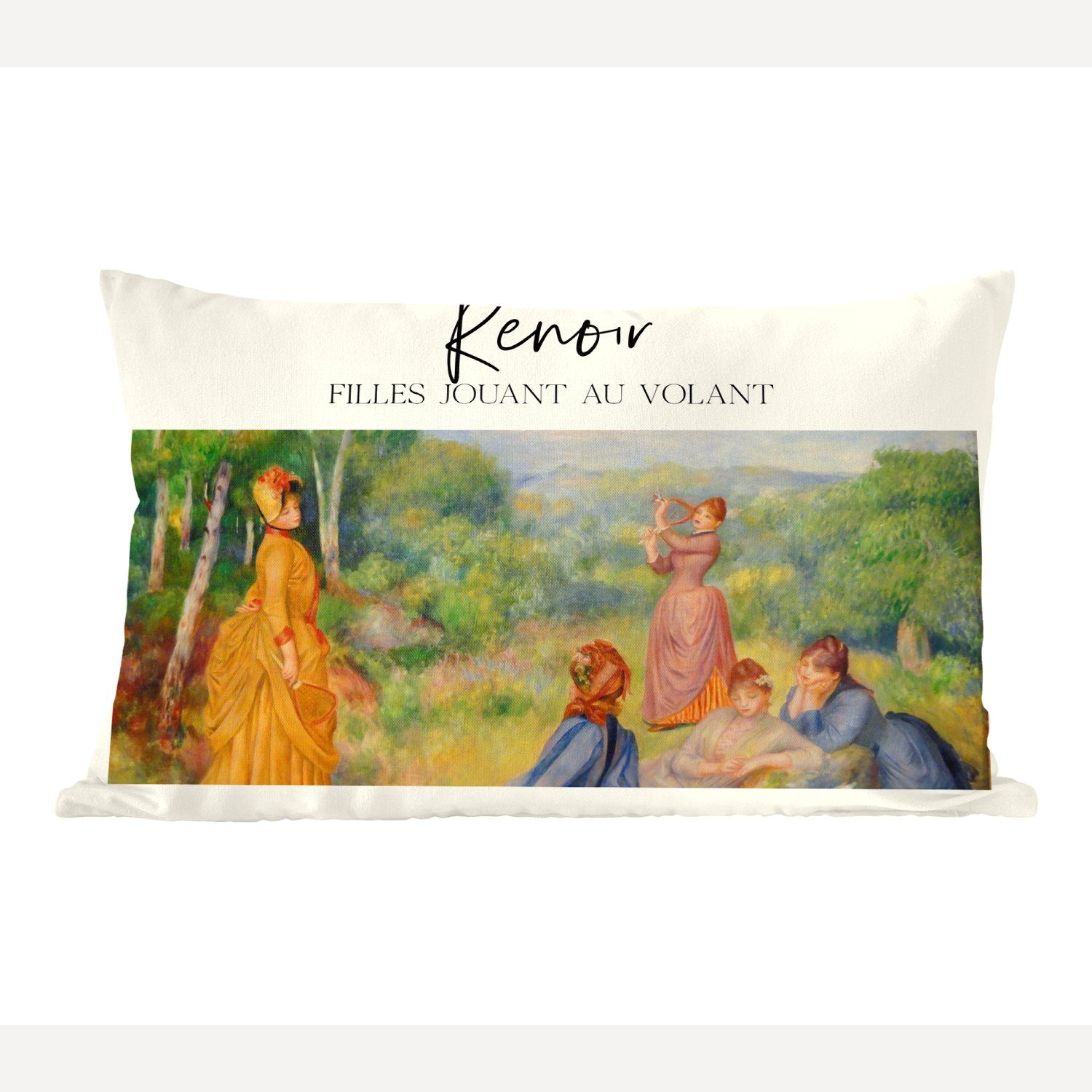 MuchoWow Dekokissen Kunst - Renoir - Alte Meister, Wohzimmer Dekoration, Zierkissen, Dekokissen mit Füllung, Schlafzimmer