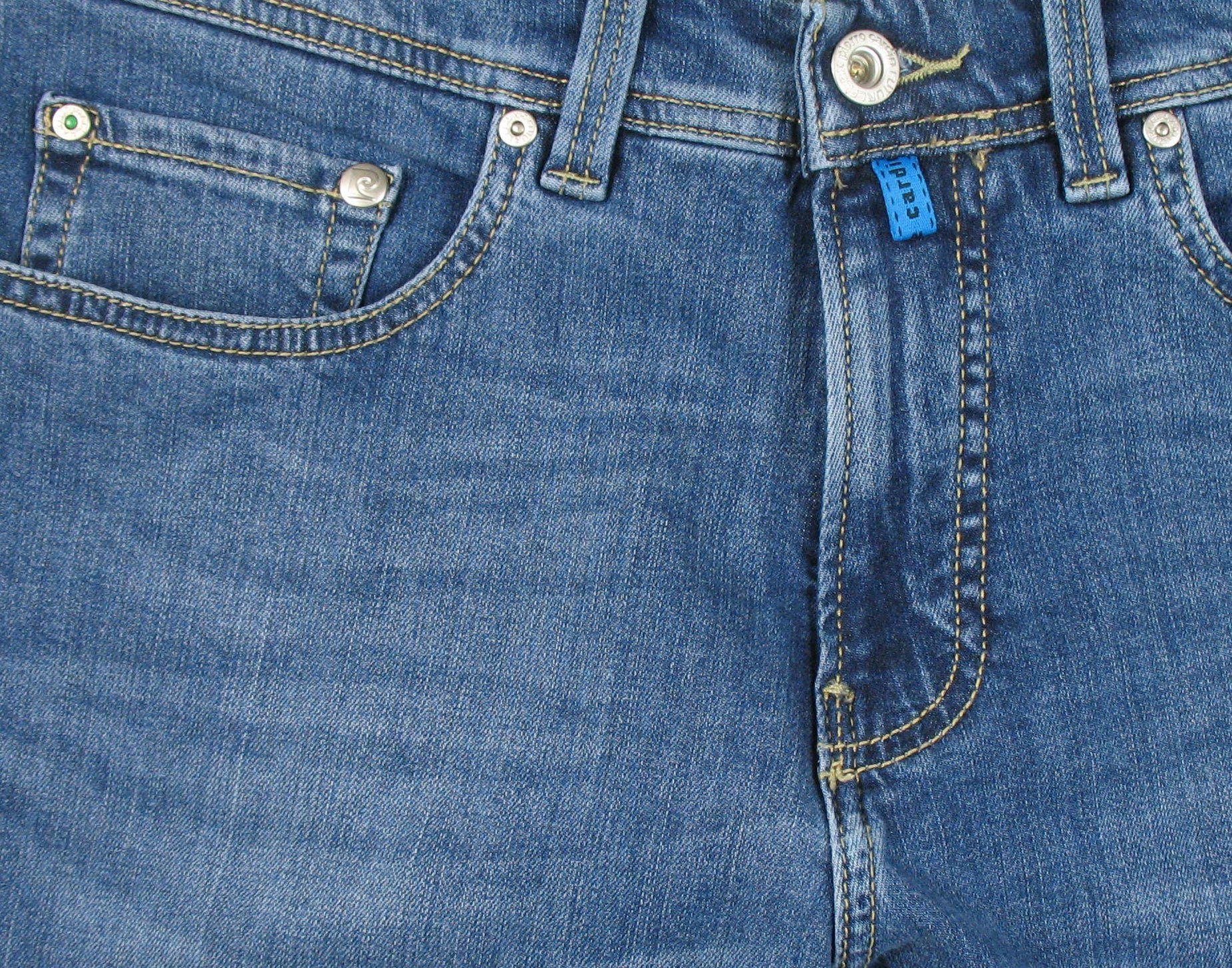 summer used Futureflex Cardin 5-Pocket-Jeans Pierre authentic Lyon blue Tapered