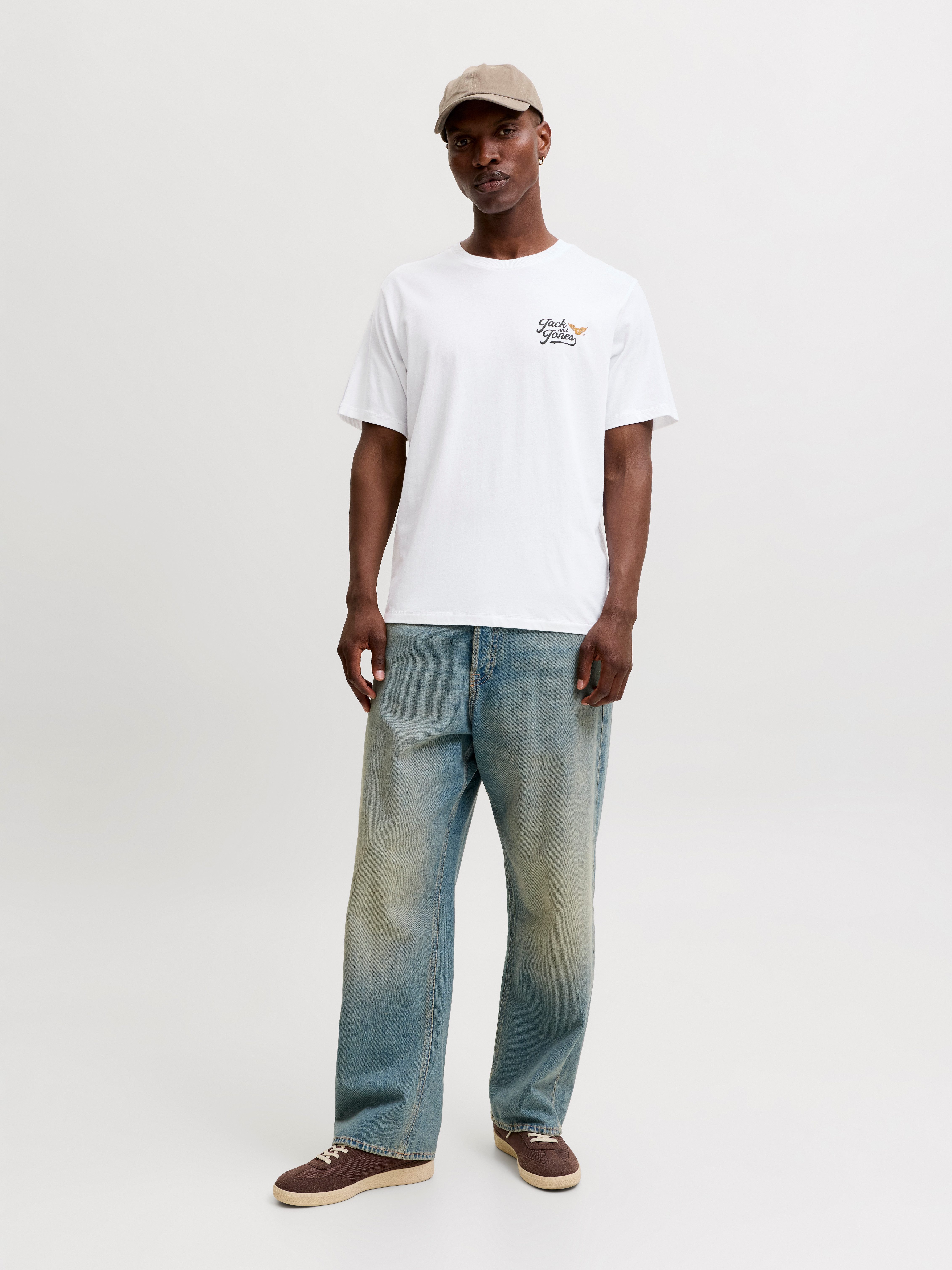 Jack & Jones T-Shirt JJLEGEND TEE SS CREW NECK Baumwolle, locker geschnitten – Bild 4 von 5