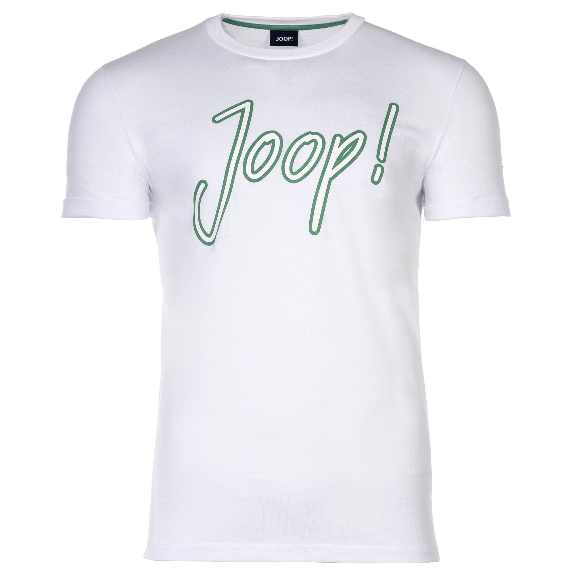 Joop! T-Shirt Herren T-Shirt - JJ-06Adreon, Rundhals, Halbarm Weiß