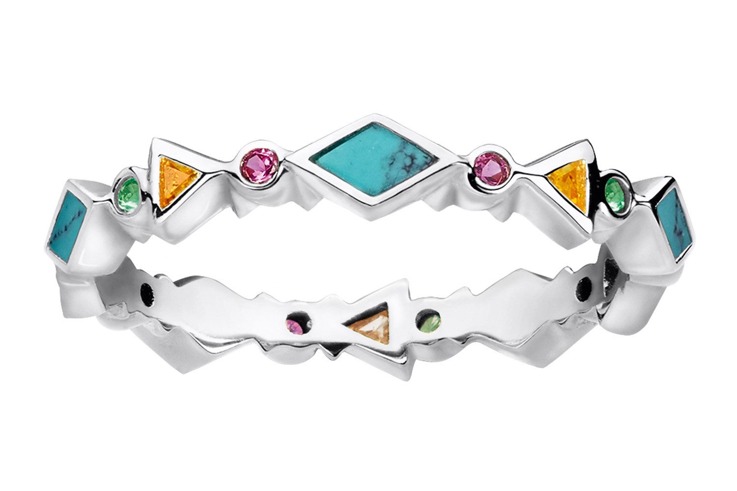 THOMAS SABO Silberring DamenFarbige e