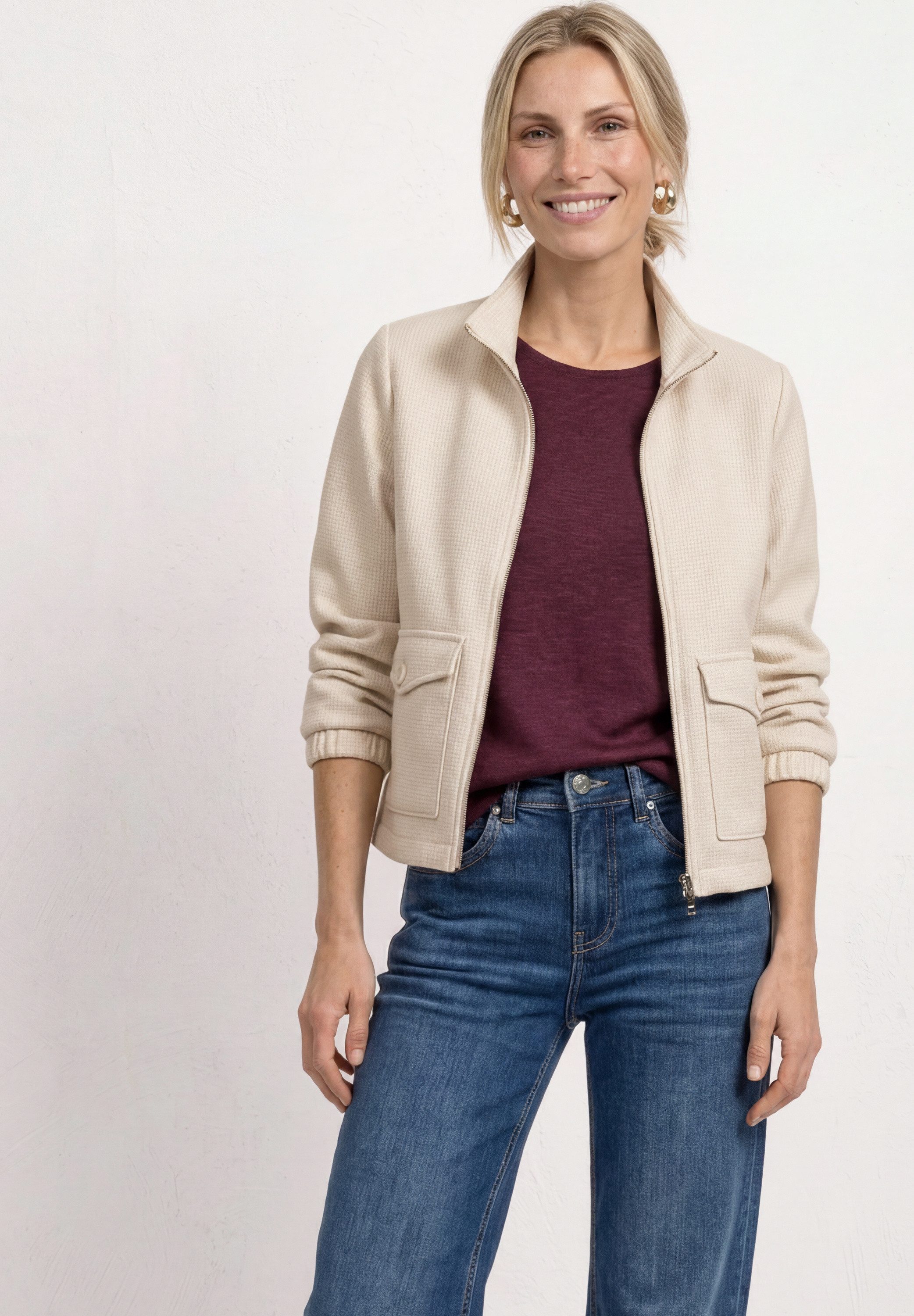 STREET ONE Blouson mit Stehkragen