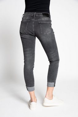 Zhrill Mom-Jeans Skinny Jeans NOVA Black angenehmer Tragekomfort